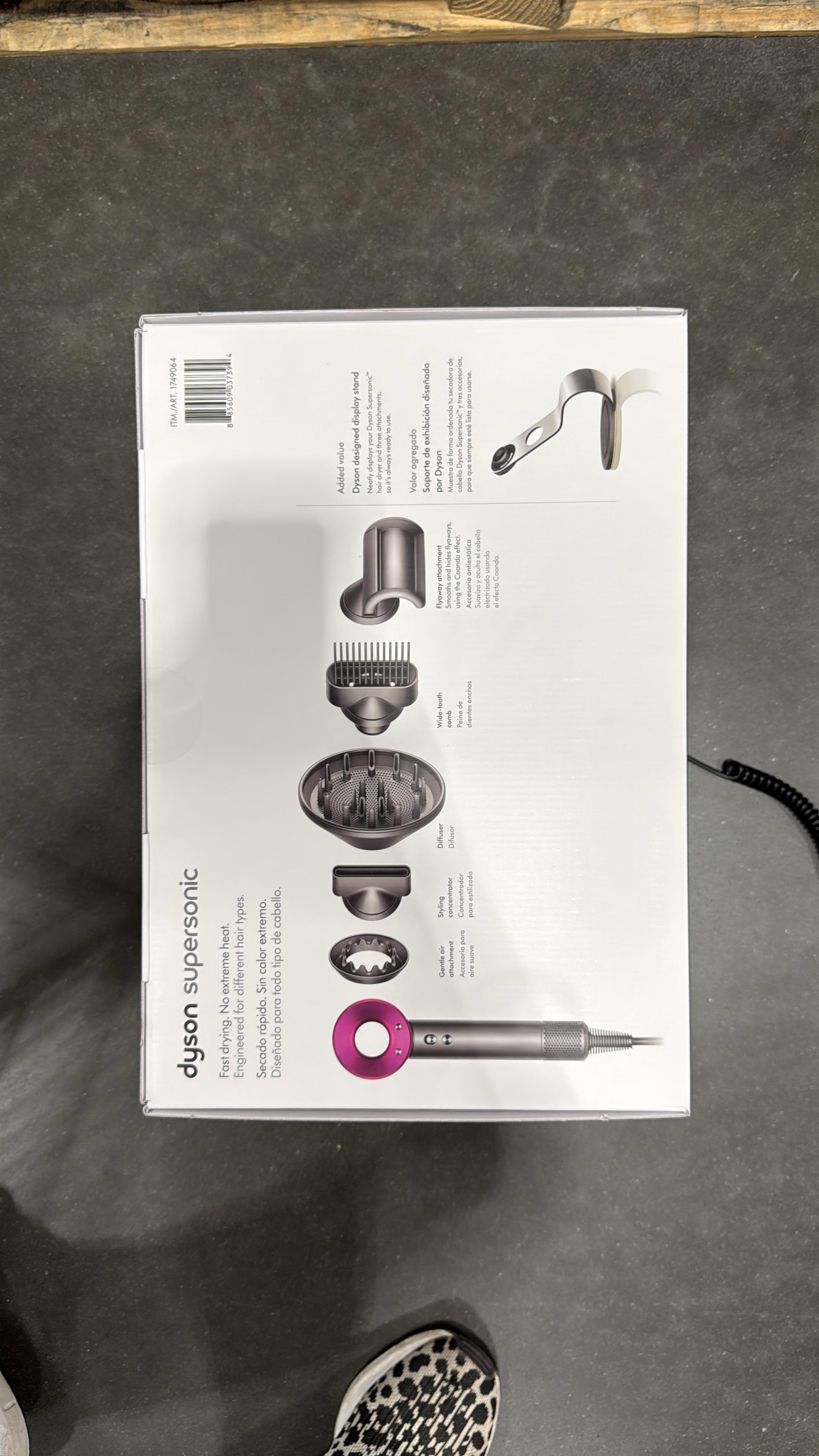 Dyson Supersonic Hair Dryer, Stand & Attachments