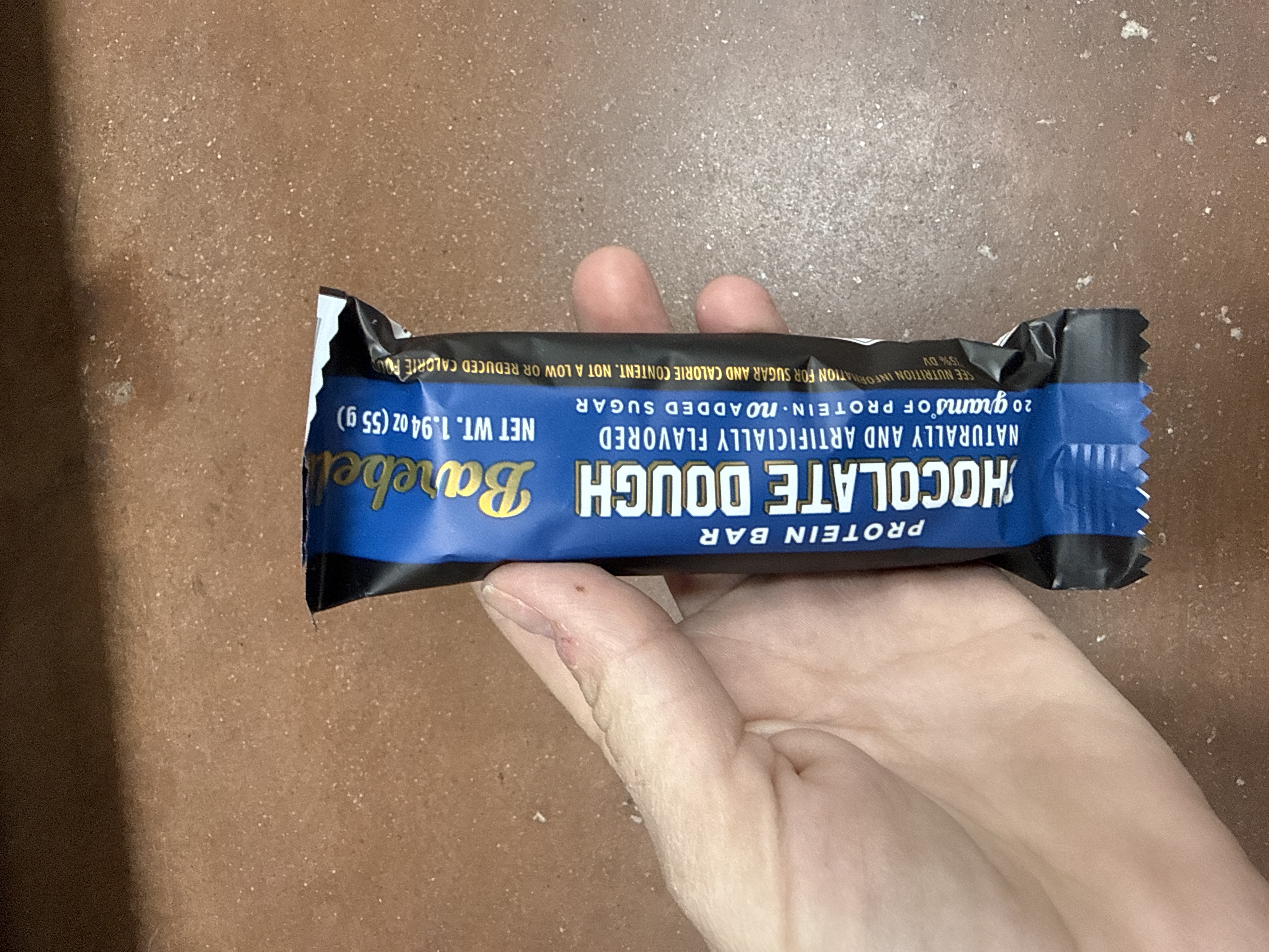 Barebells chocolate dough protein bar 55g 