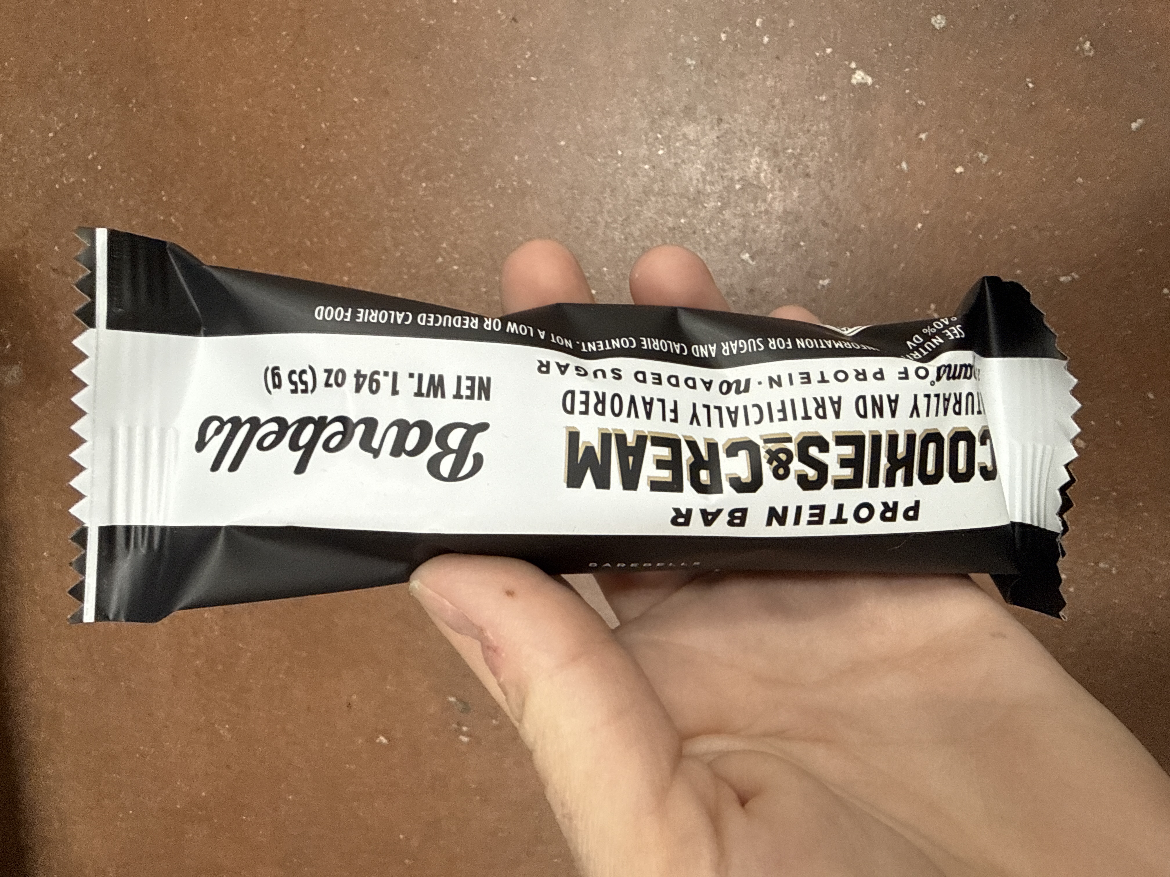 Barebells cookies and cream protein bar 55g 