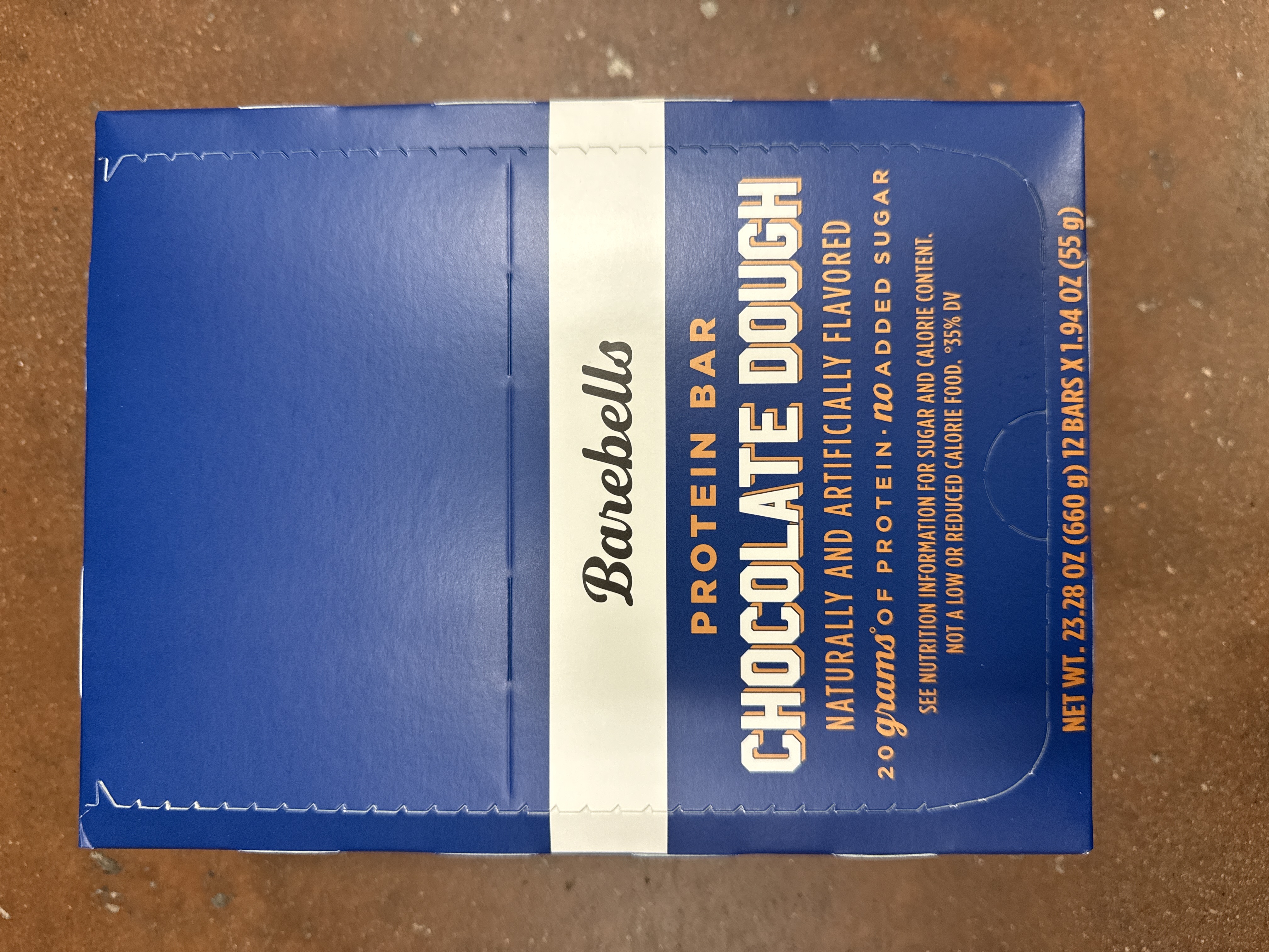 Barebells chocolate dough protein bar 55g Box of 12