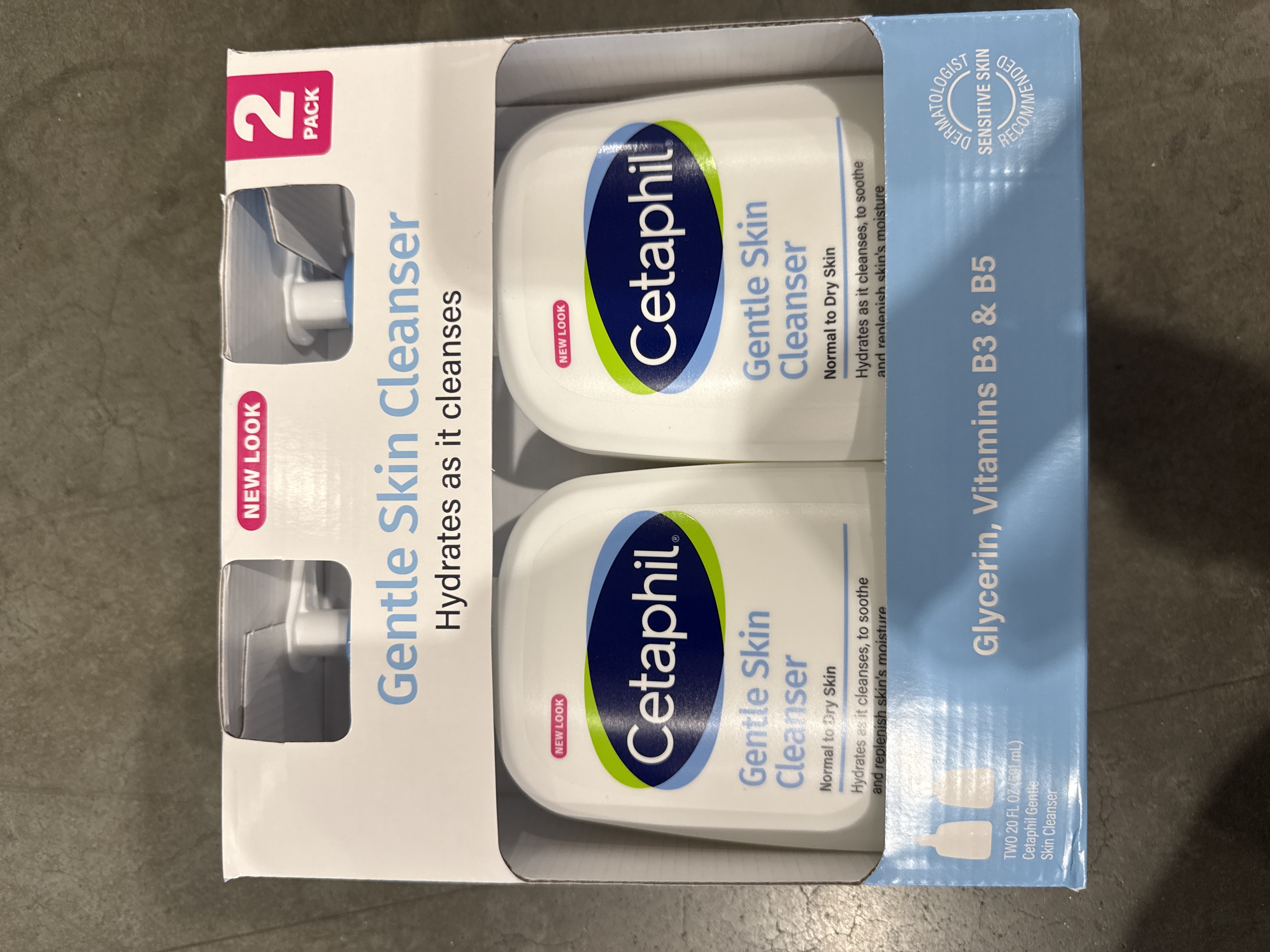Cetaphil gentle skin cleanser  591ml set of 2