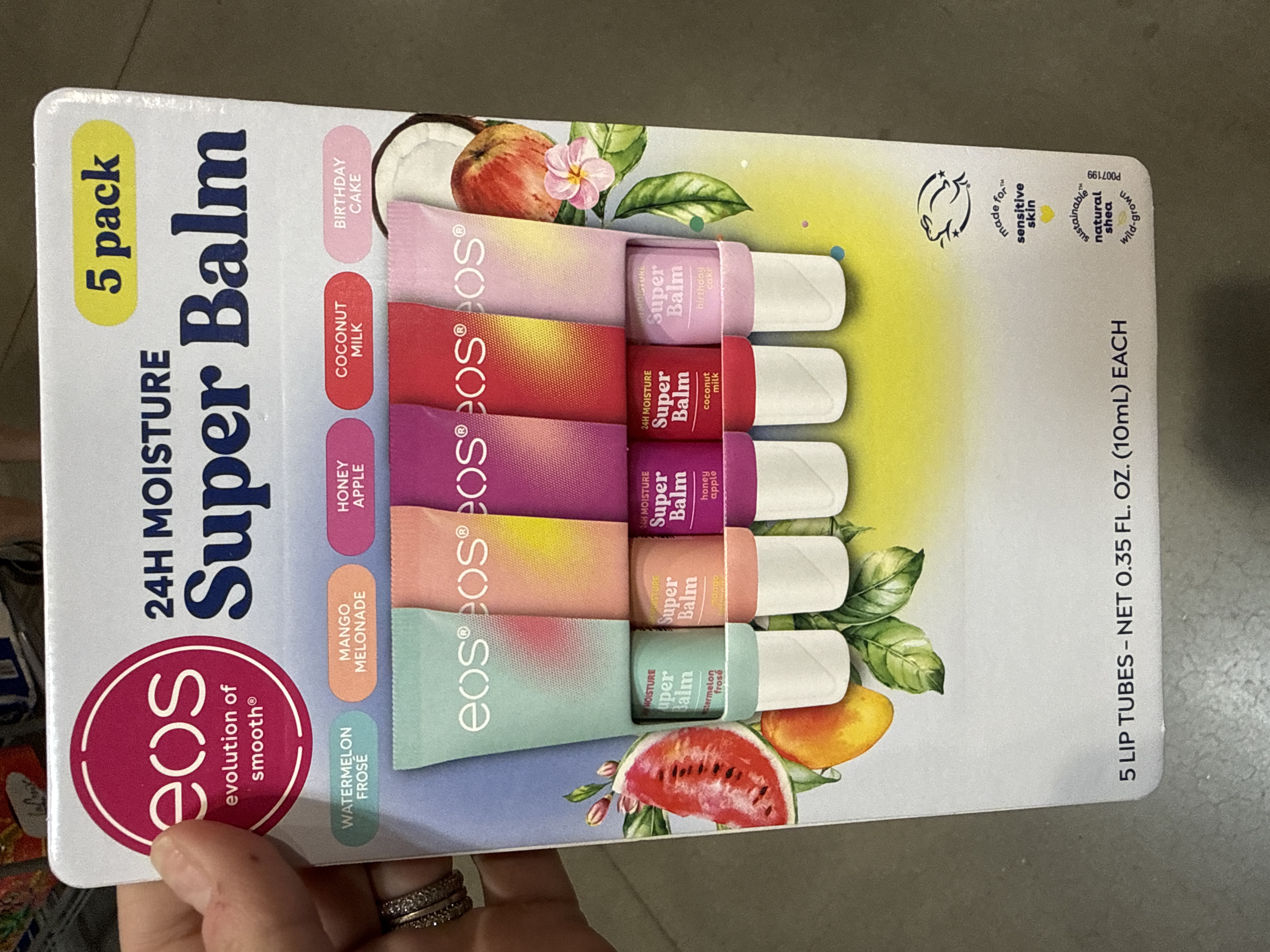 EOS 24hr moisture super balm 5 pack