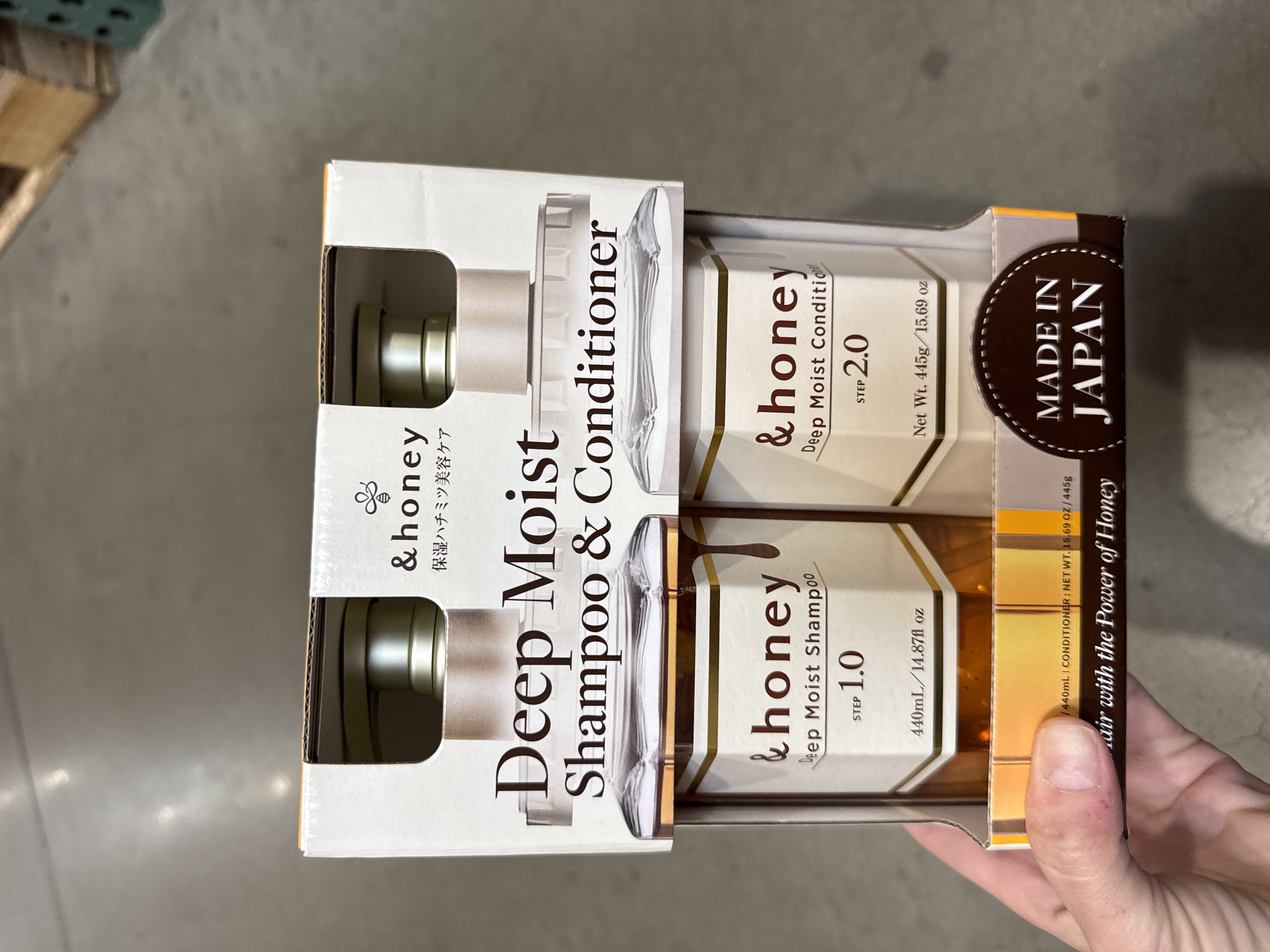 &honey deep moist shampoo and conditioner set 445ml each