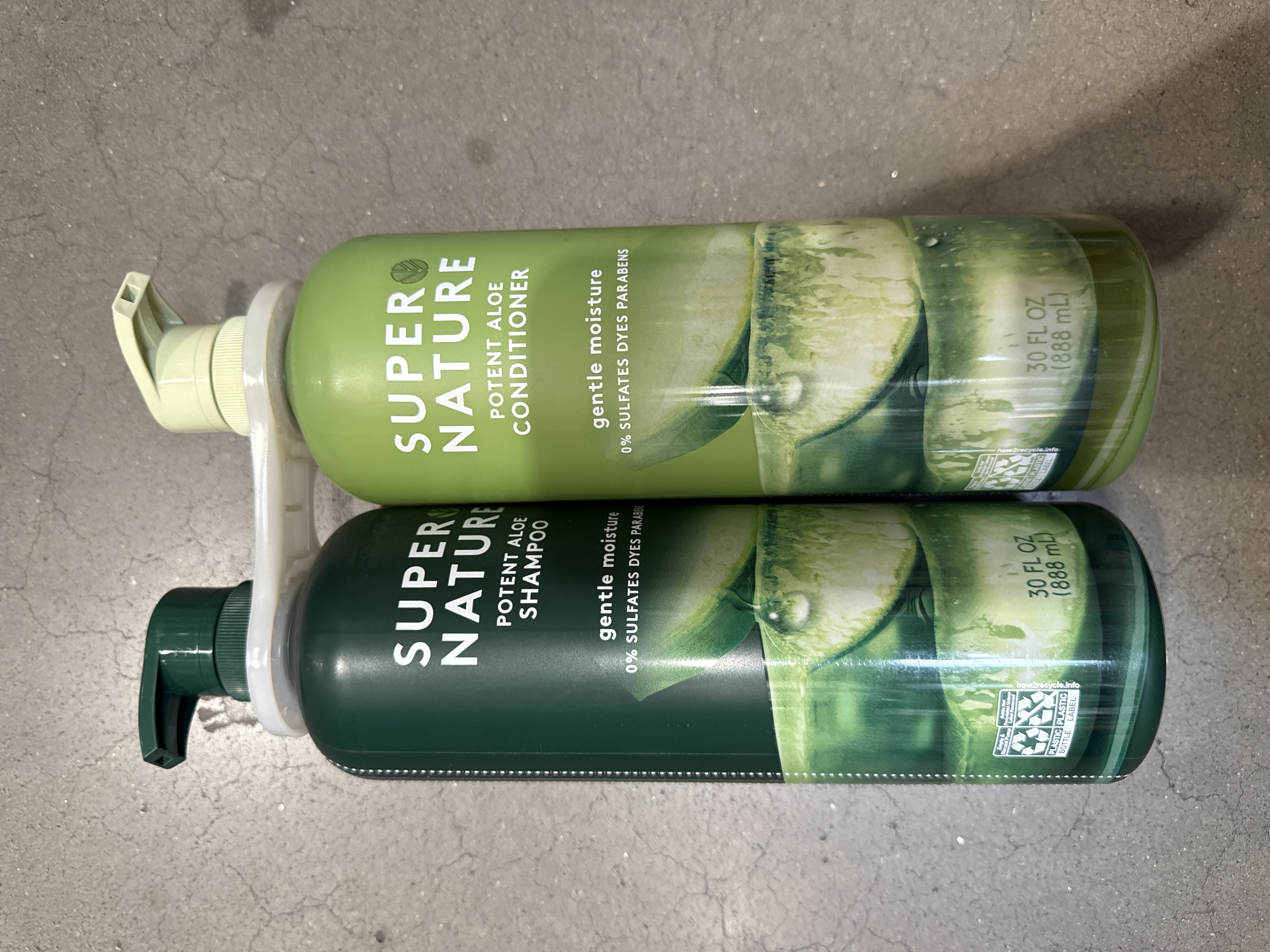 Super nature sulfate free shampoo and conditioner set 888ml each