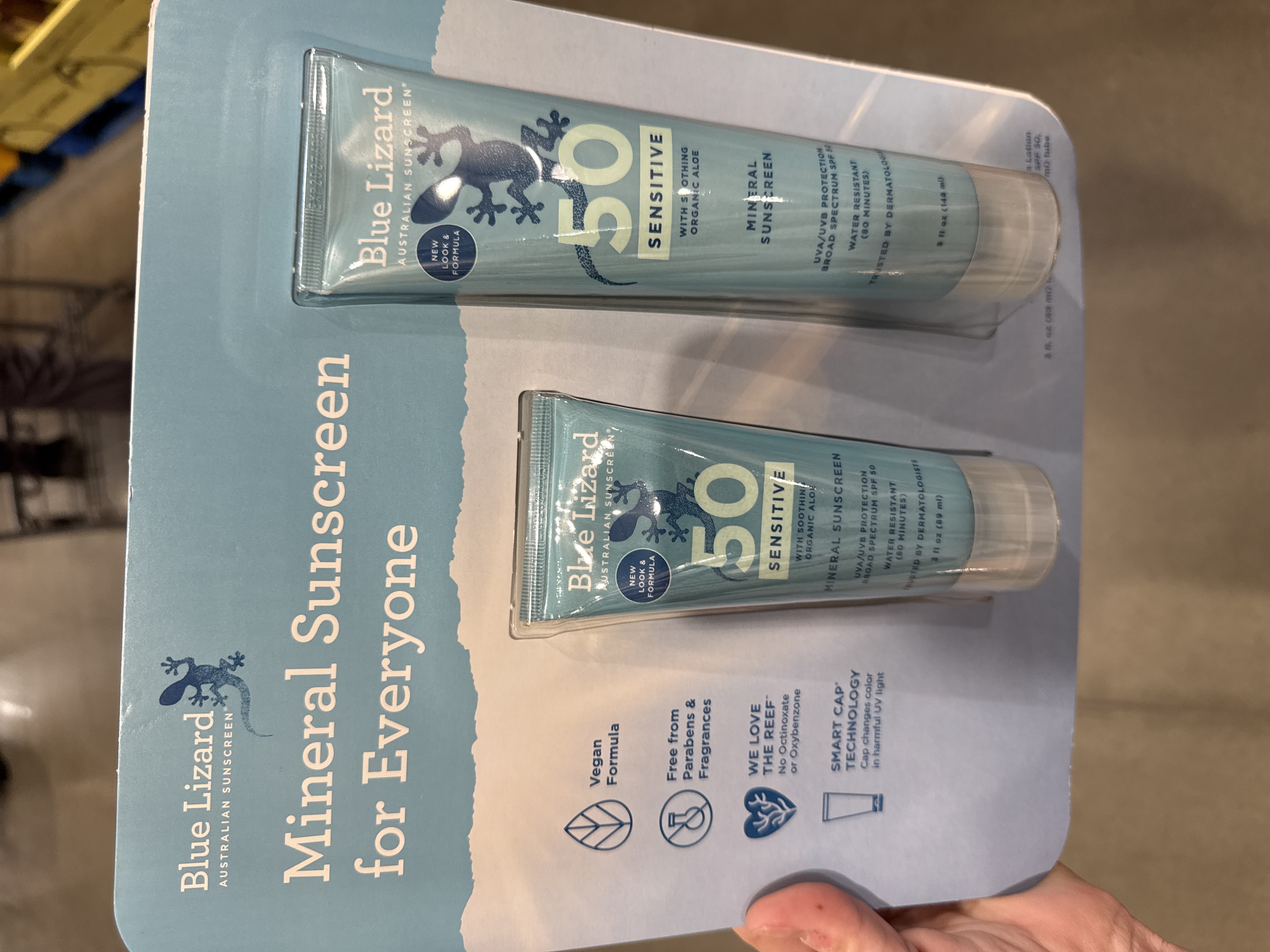 Blue Lizard mineral sunscreen spf 50 - 2 pack