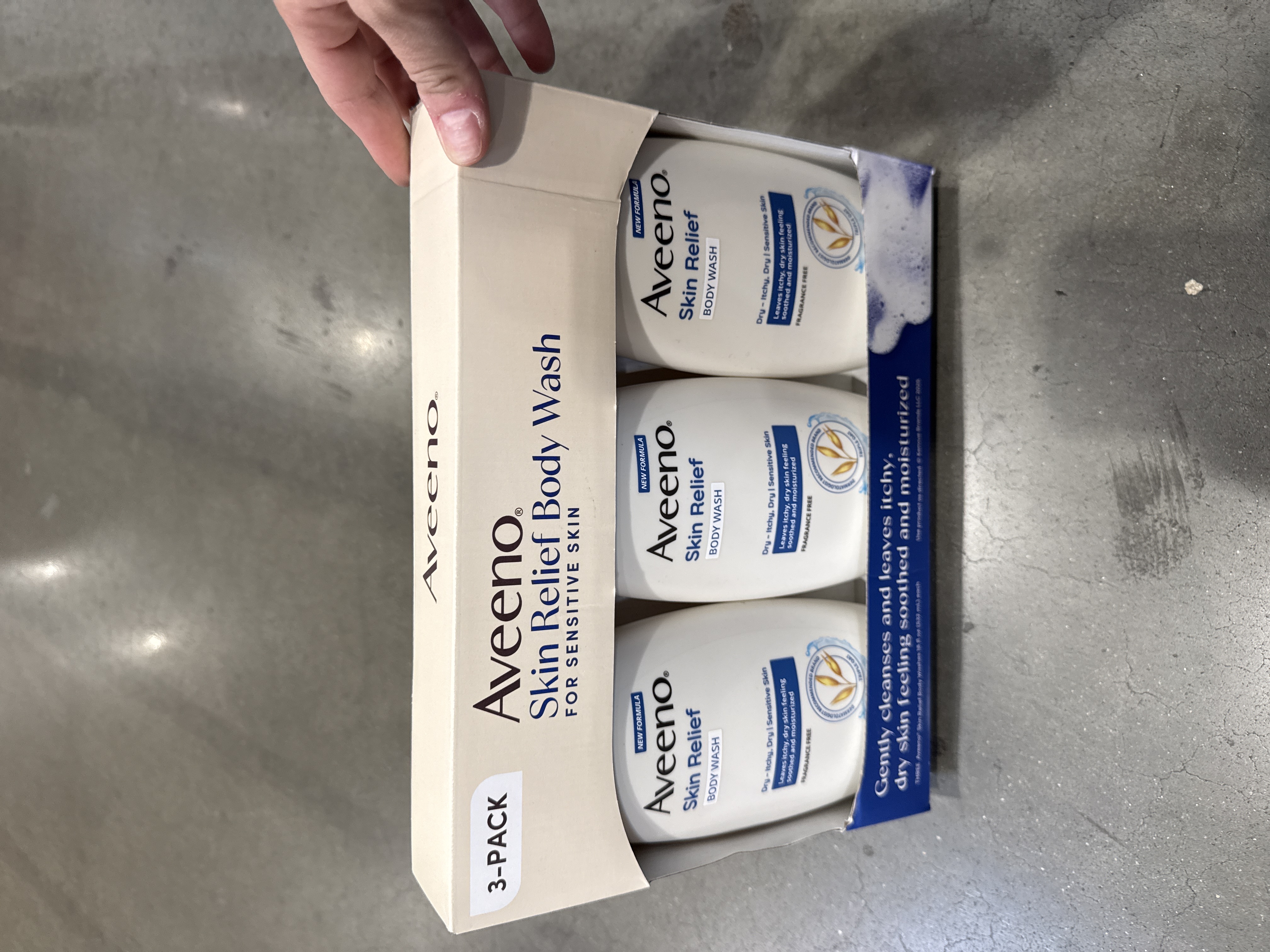 Aveeno skin relief body wash 3 set 532lm each