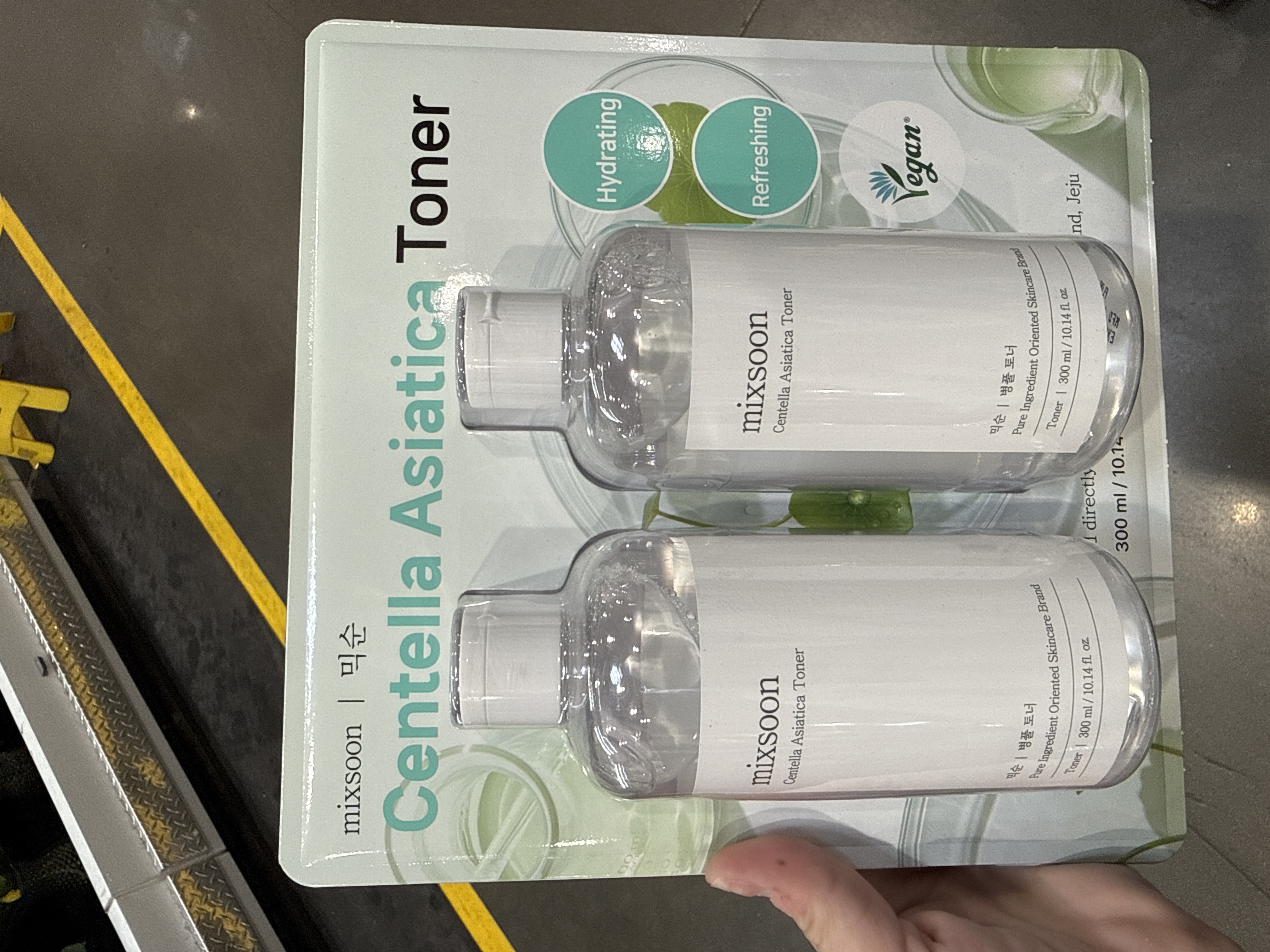 Mixsoon centella asiatica toner 2 pack, 300ml each