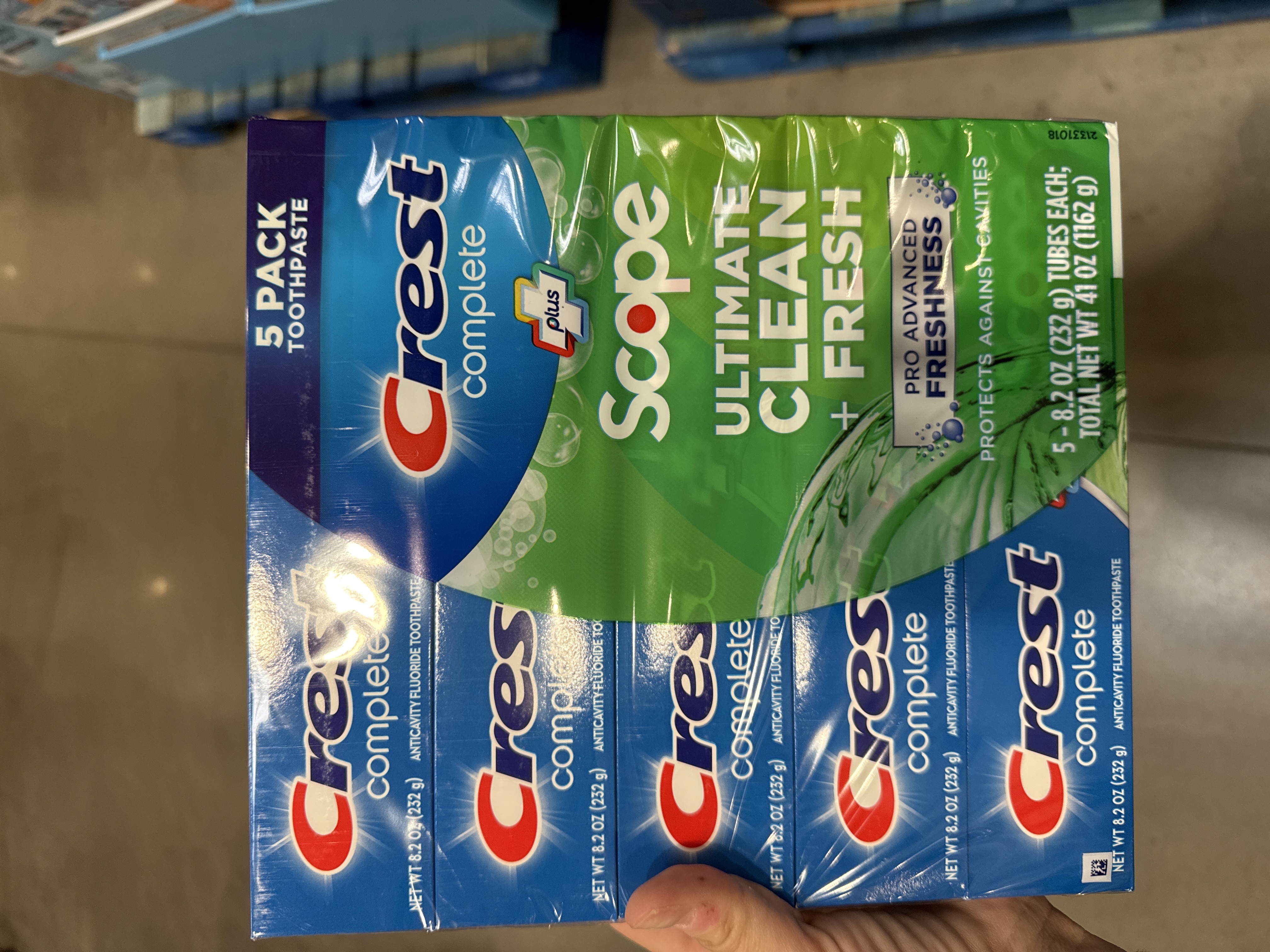 Crest scope complete toothpaste set of 5