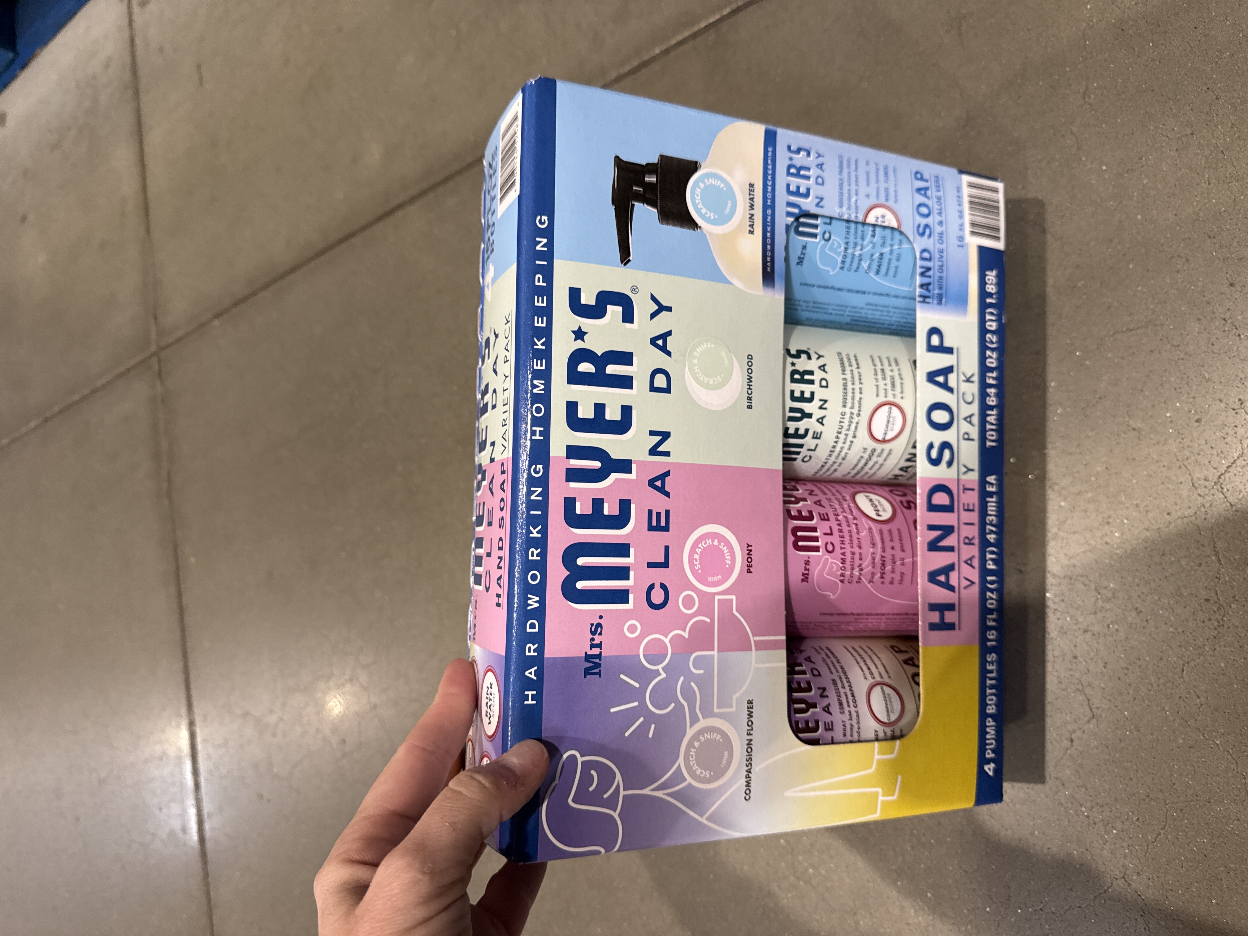 Mrs. Meyers clan day handsoap variety pack set of 4, 473ml each