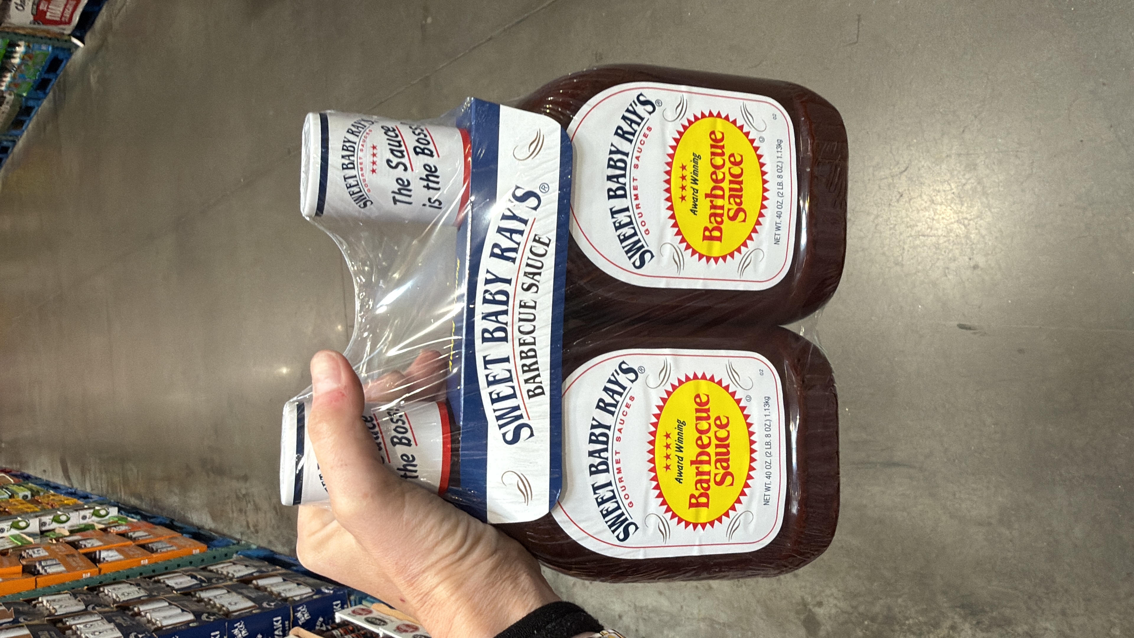 Sweet baby rays bbq sauce 2 pack, 1.13kg each