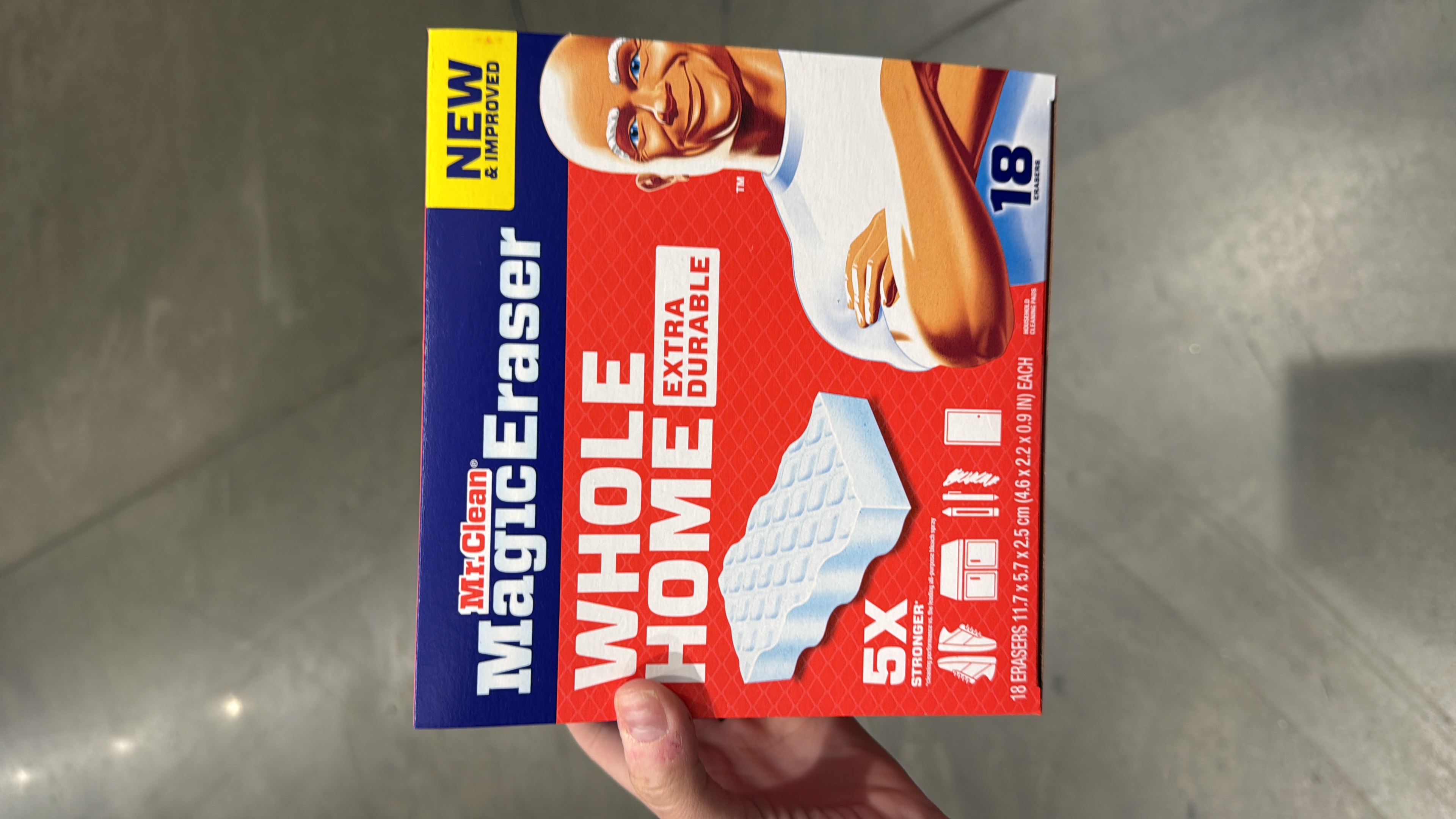 Mr. Clean Magic Eraser, Whole Home Extra Durable, 18-count