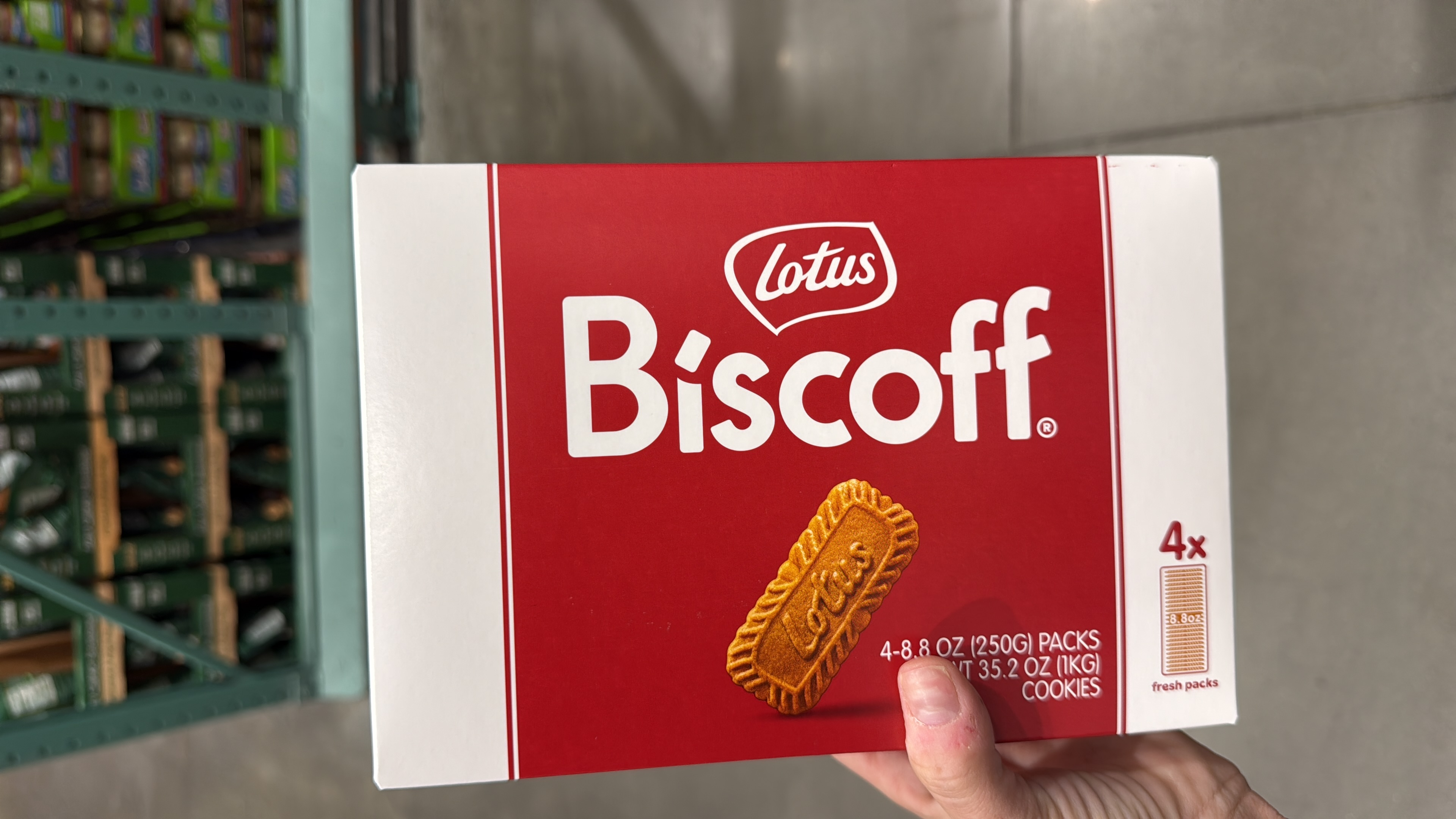 Lotus Biscoff Cookies, 8.8 oz., 4 Count