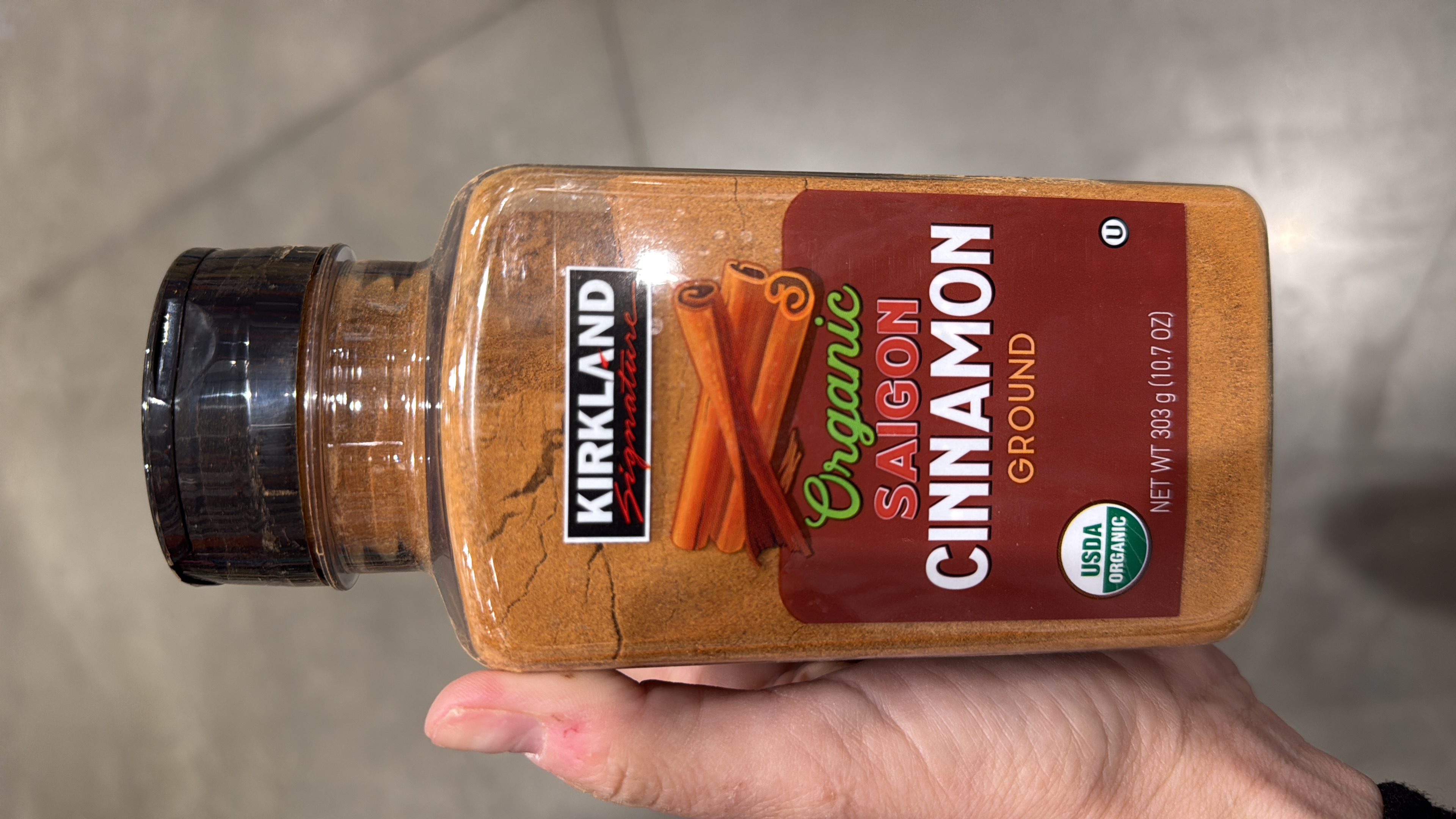 Kirkland Signature Organic Ground Saigon Cinnamon, 10.7 oz