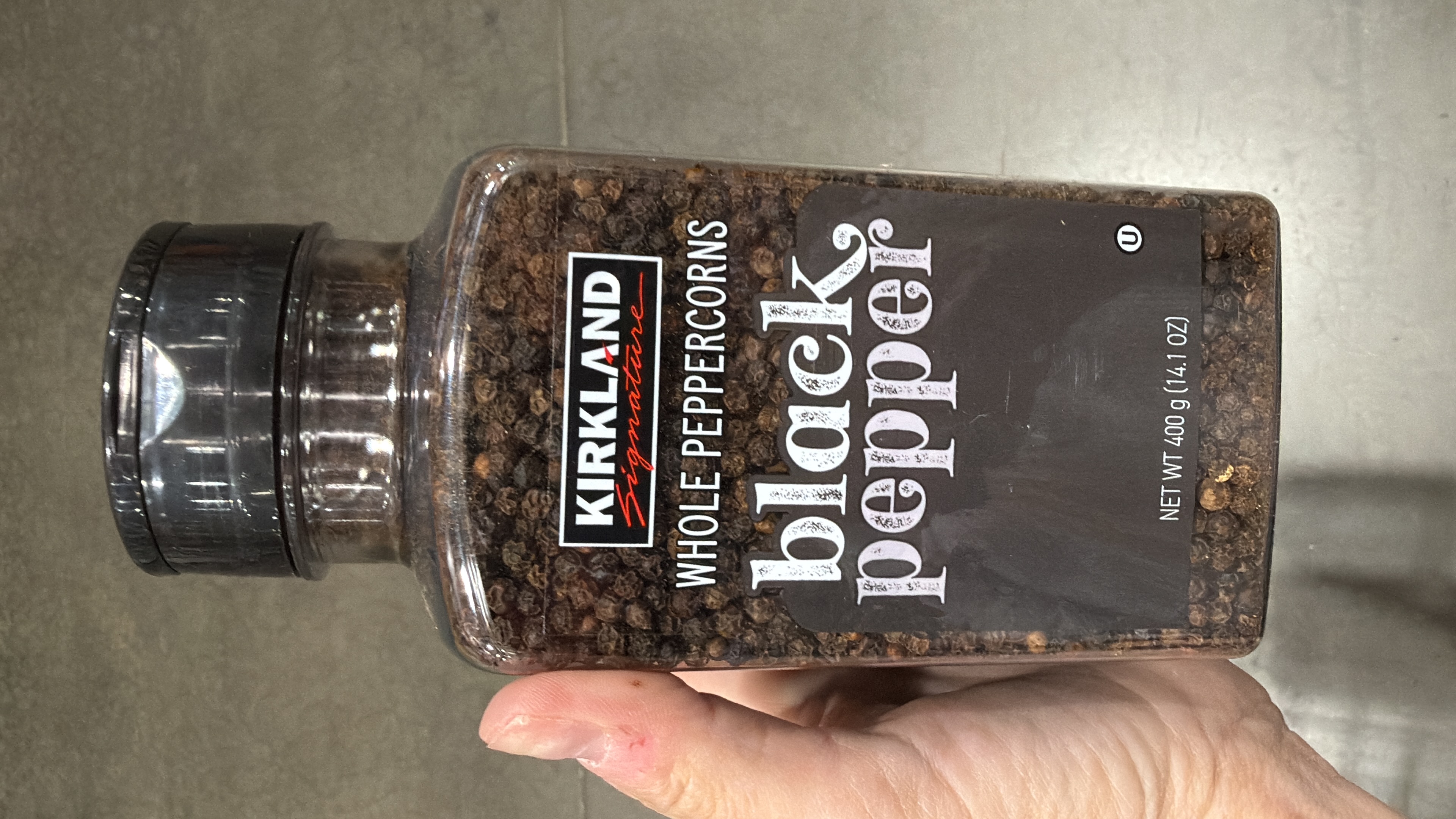 Kirkland Signature, Whole Black Peppercorn, 14.1 oz