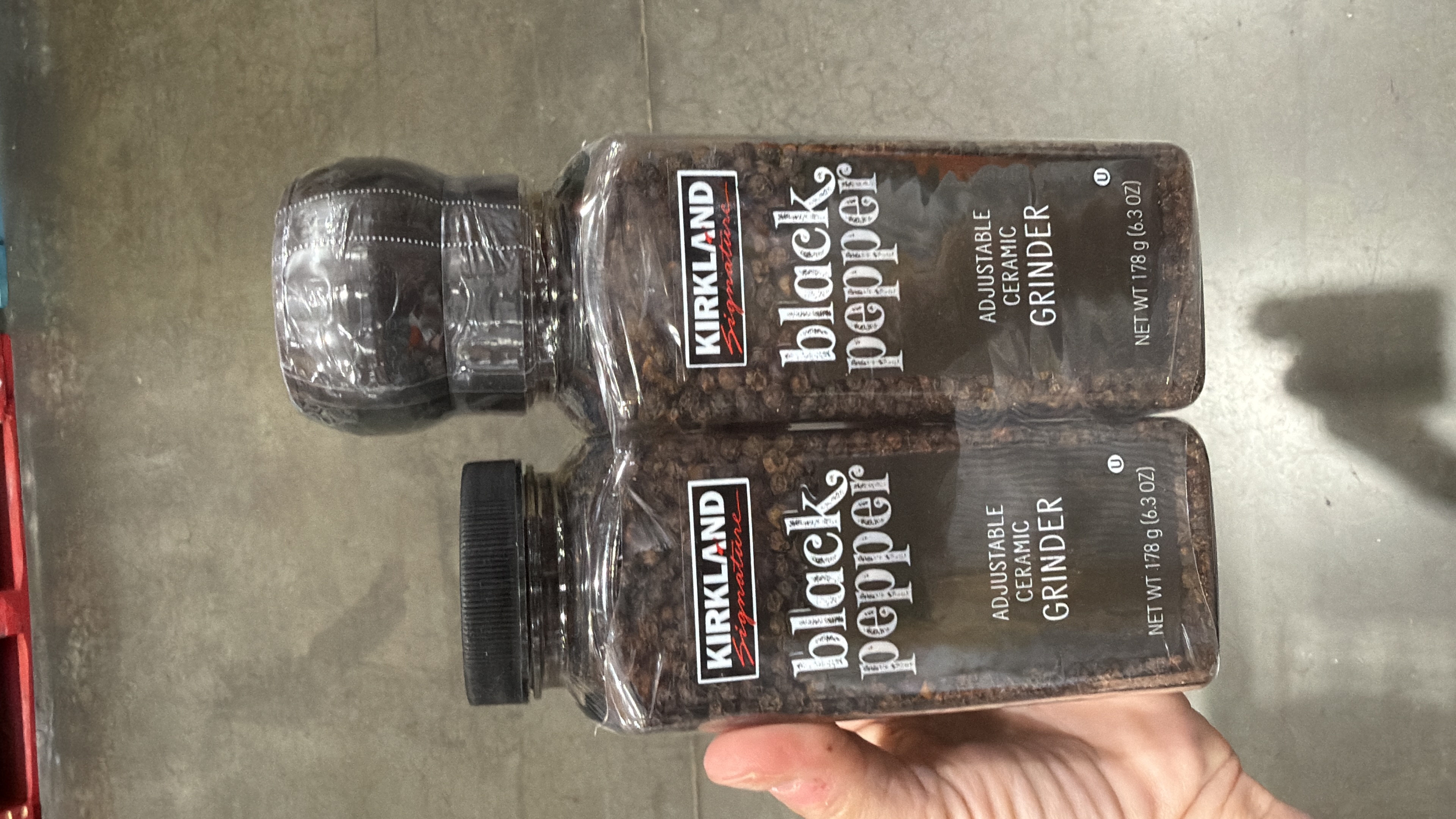 Kirkland Signature, Black Pepper with Grinder, 6.3 oz