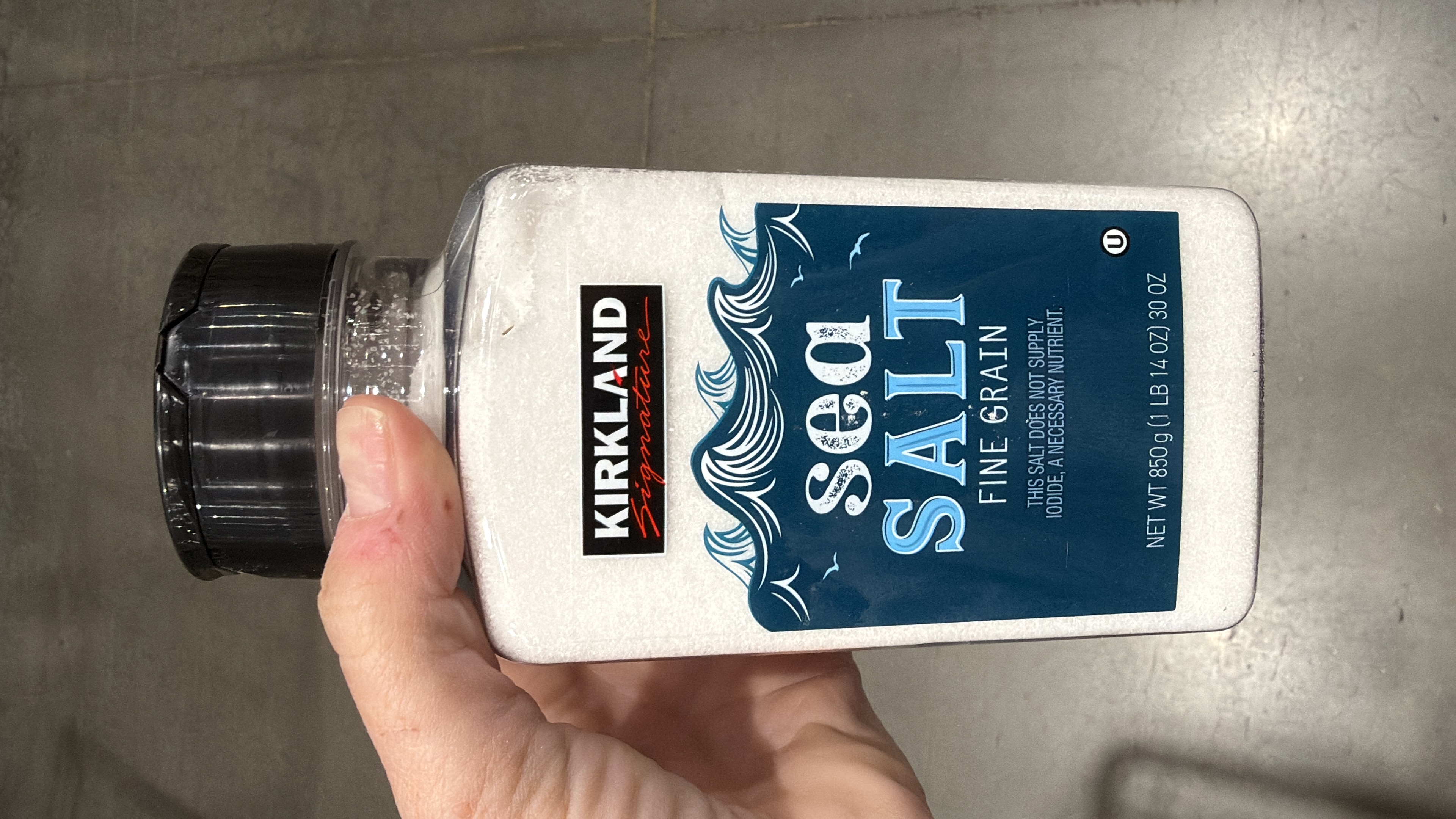 Kirkland Signature, Pure Sea Salt, 30 oz