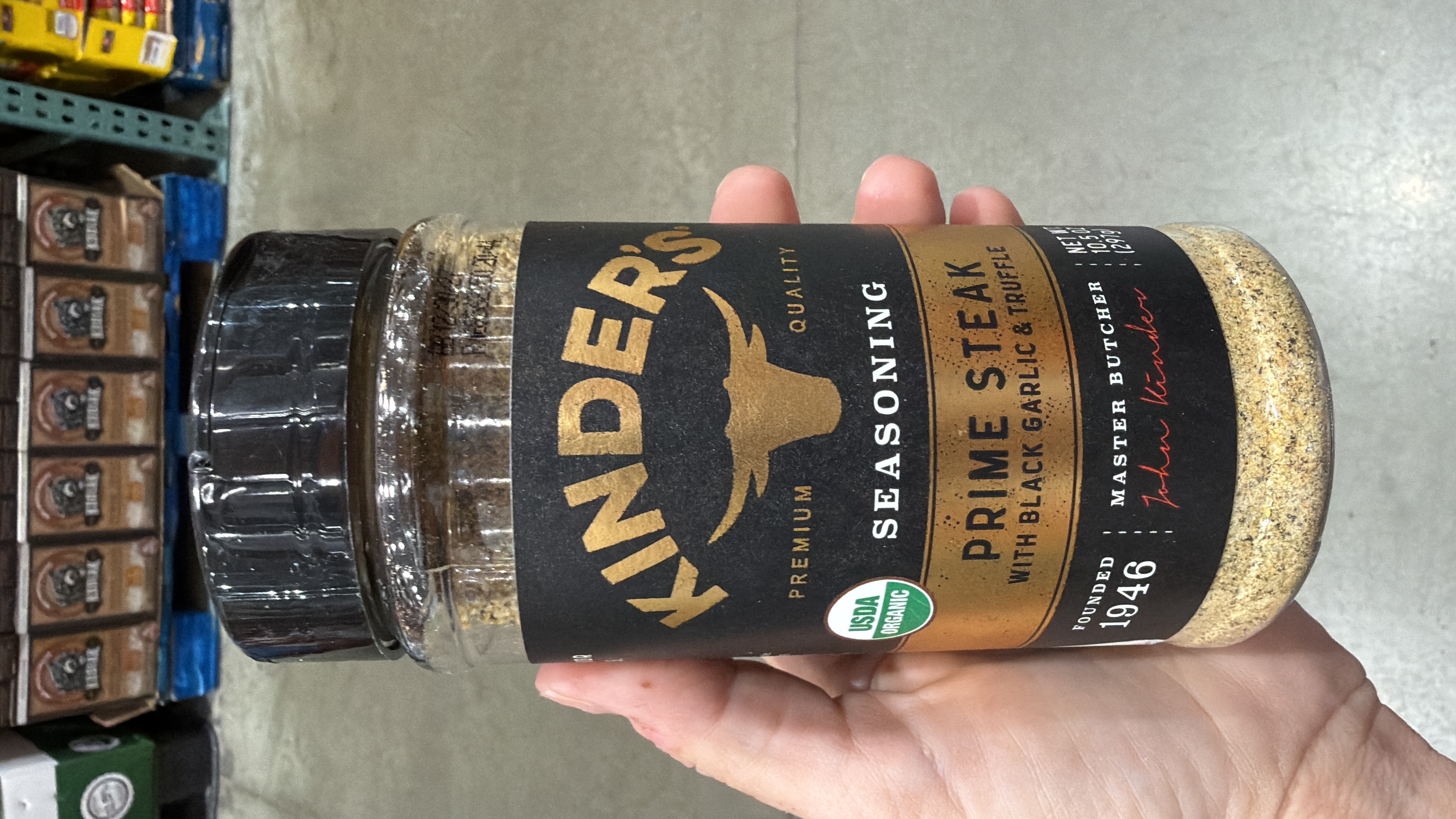 Kinder's Prime Steak with Black Garlic and Truffle Seasoning, 7.9 oz.