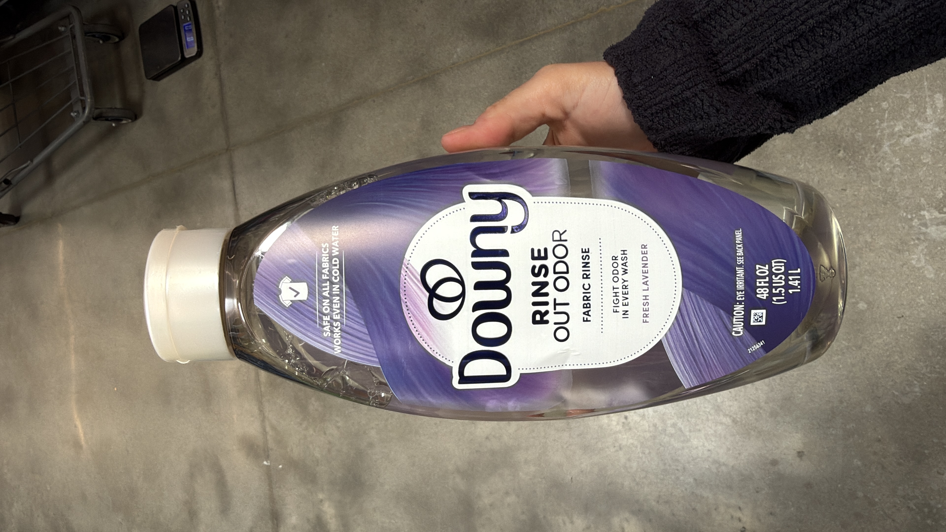 Downy Rinse Out Odor Laundry Rinse, Tackles Tough Odors and Refreshes, Fresh Lavender Scent, 48 fl oz