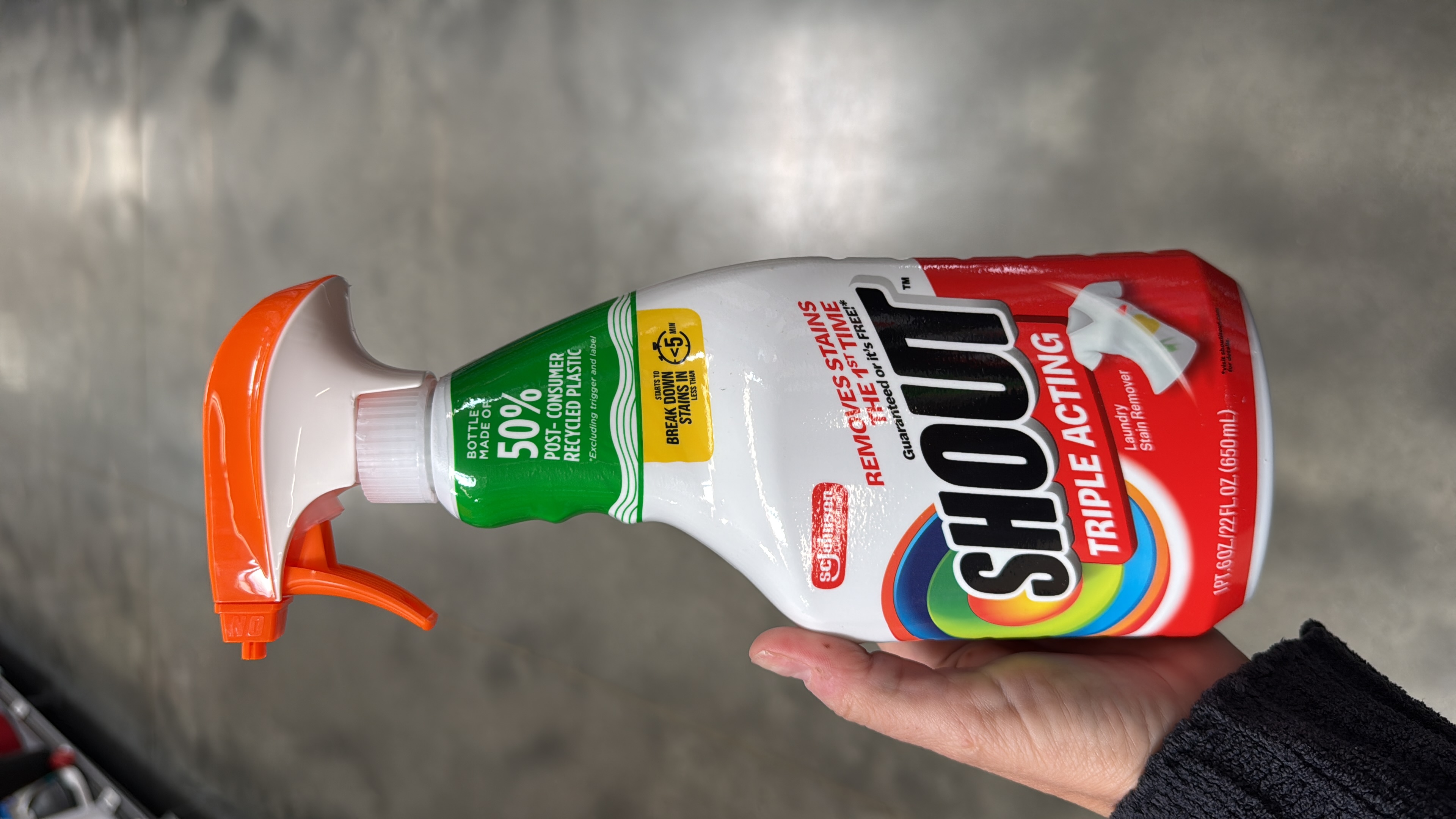  Shout Active Enzyme Laundry Stain Remover Spray, Triple-Acting Formula 22oz