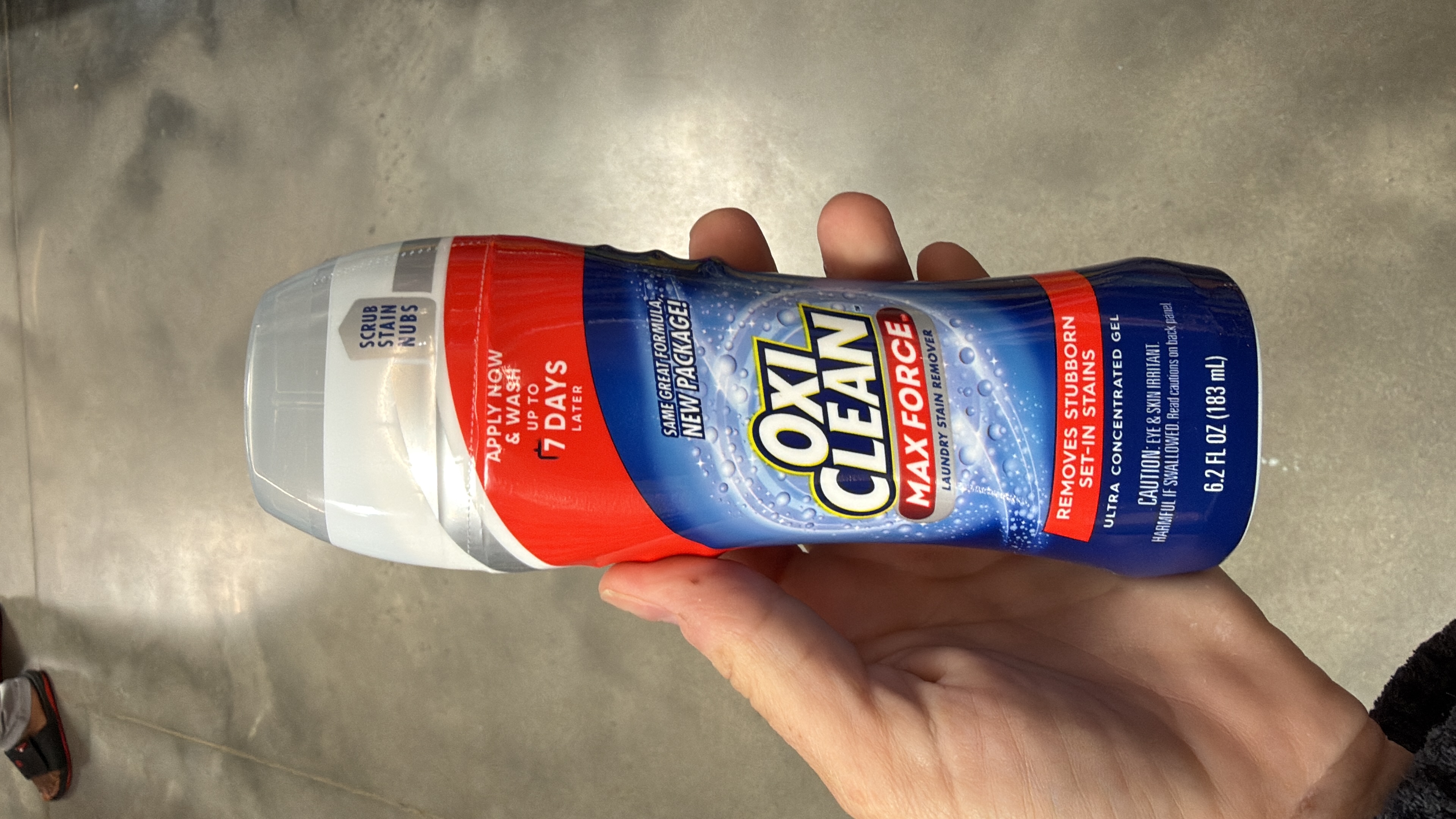 OxiClean Max Force Laundry Stain Remover Gel Stick, 6.2 fl oz