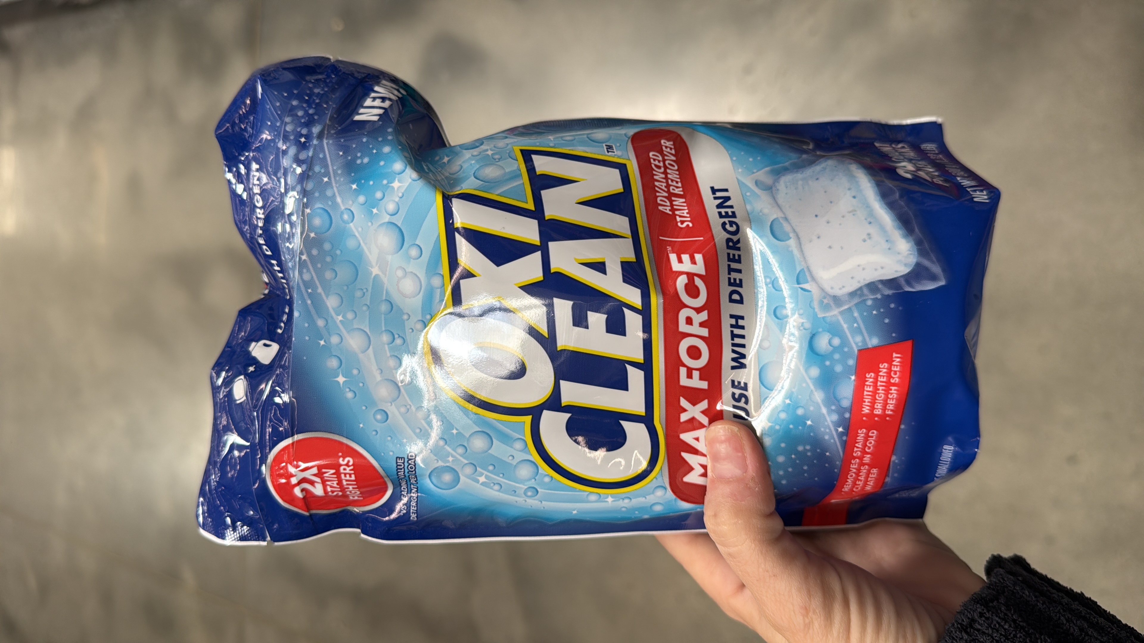 OxiClean Max Force Advanced Stain Remover Power Paks, Gentle Color-Safe Stain Treater, 24 Count