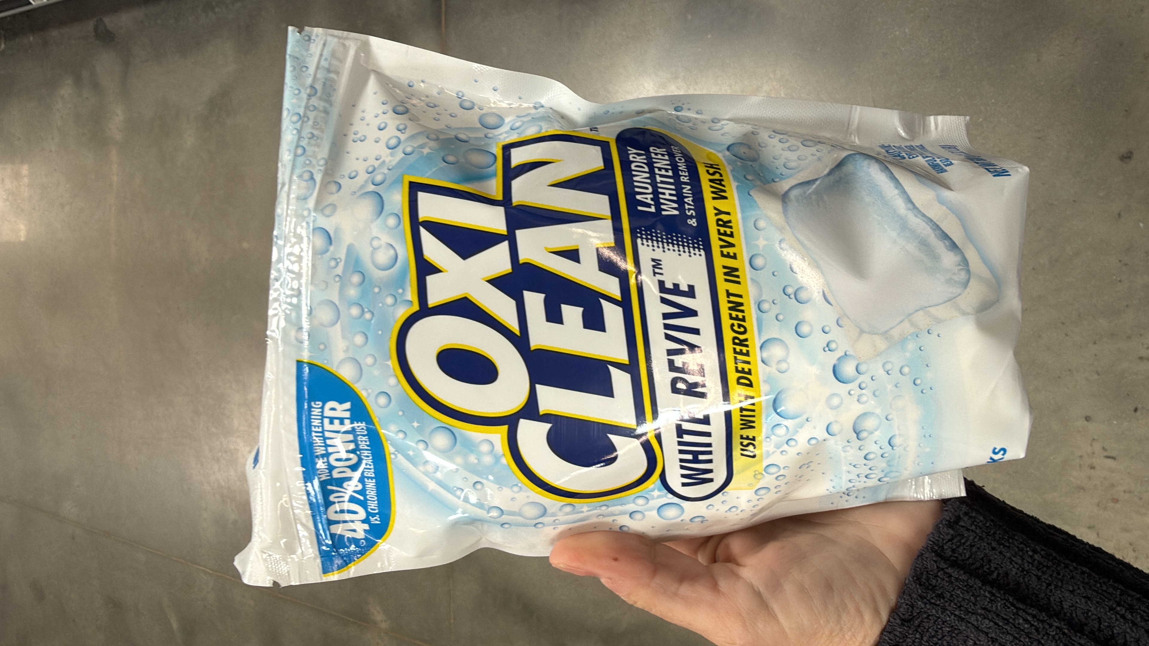 OxiClean White Revive Laundry Whitener and Laundry Stain Remover Power Paks, 24 Count