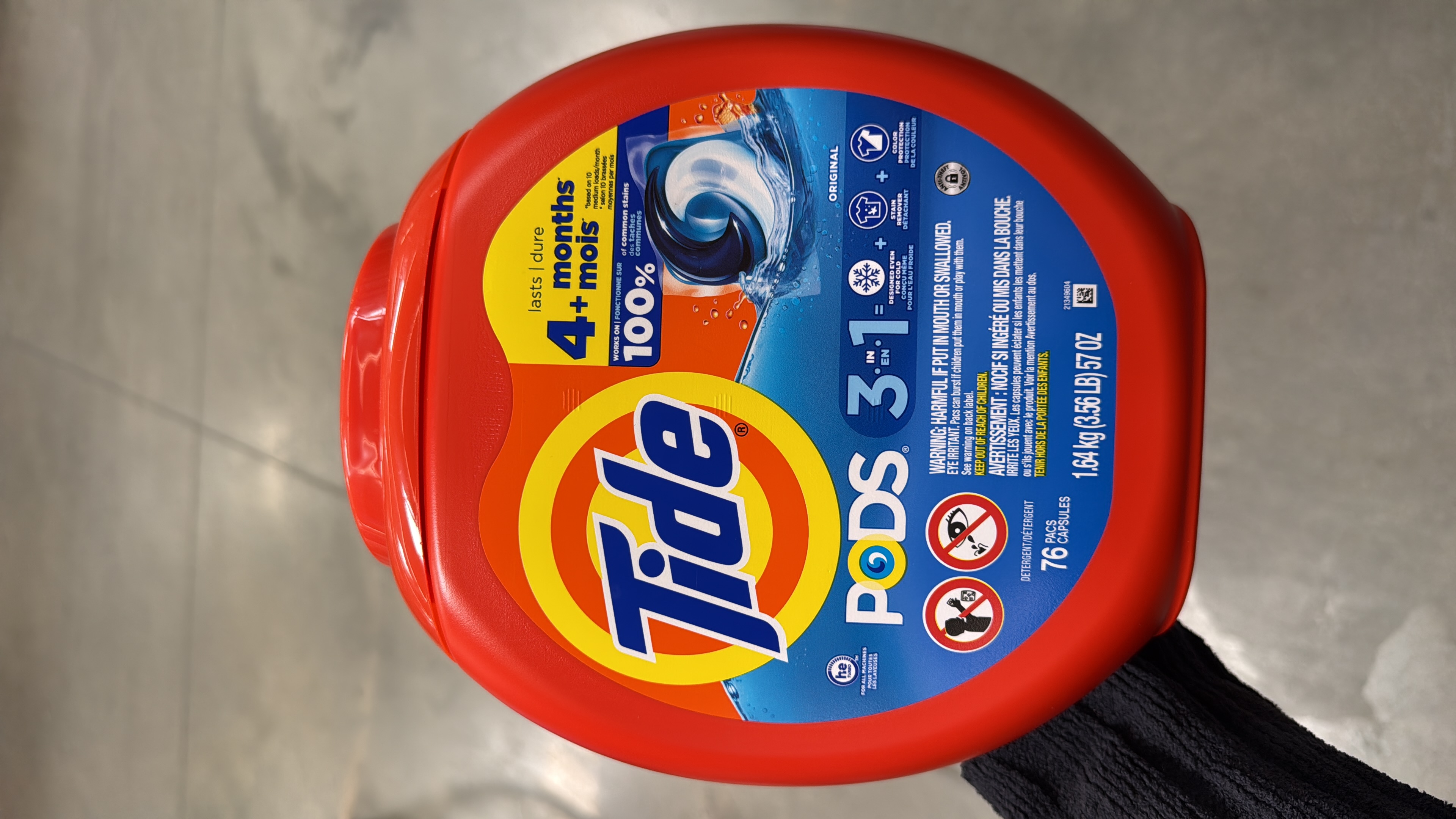 Tide PODS Laundry Detergent Soap Pacs, Original Scent, 76 Count