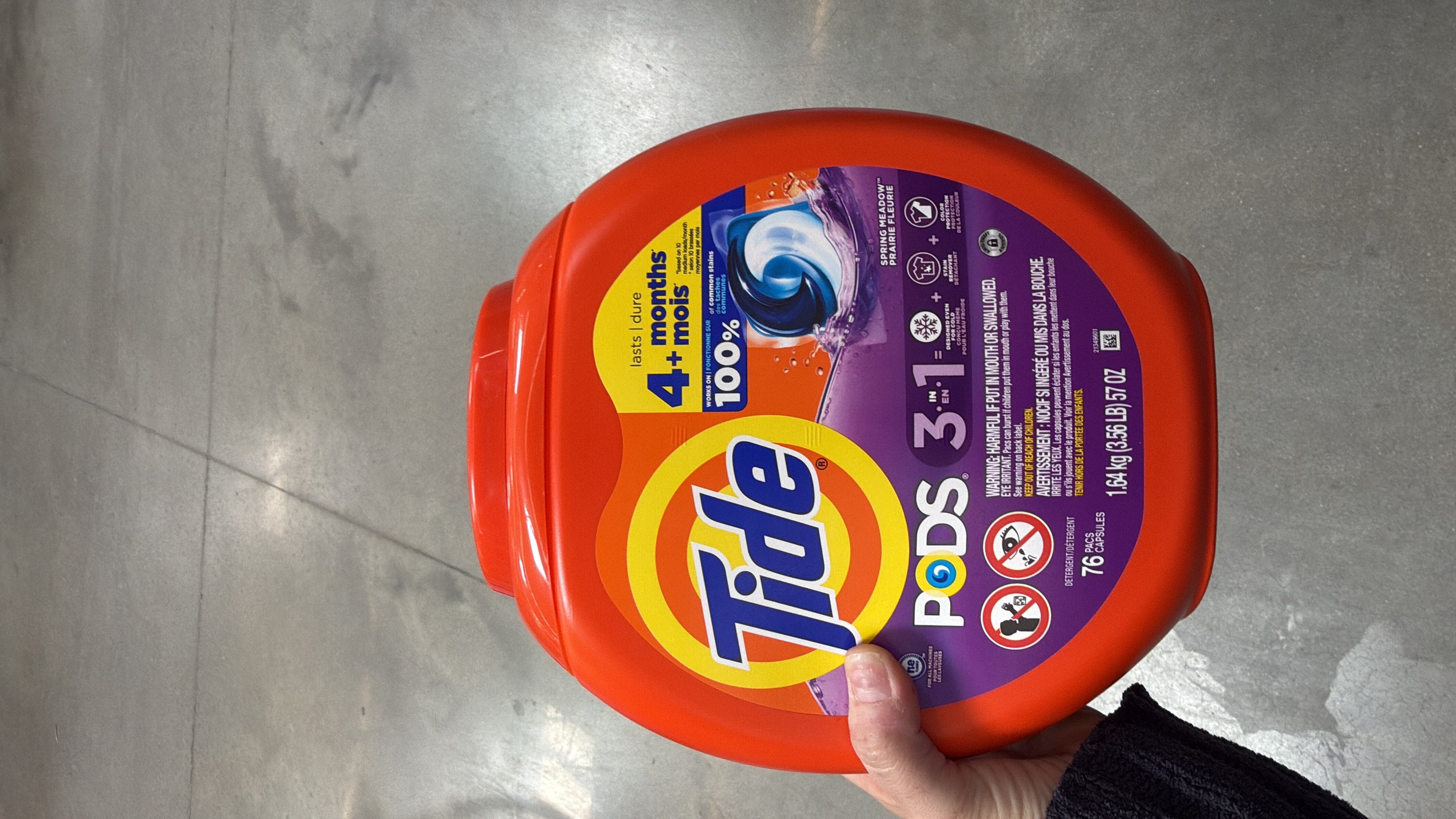 Tide PODS Laundry Detergent Soap Pacs, Spring Meadow Scent, 76 Count