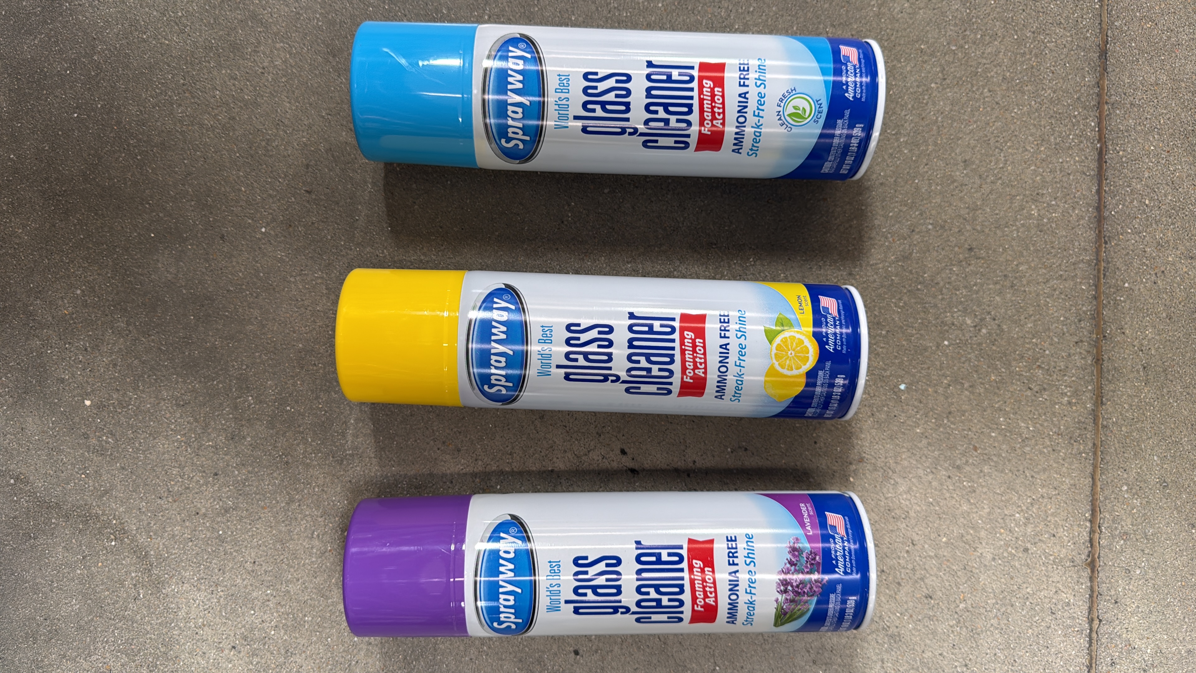 Sprayway Glass Cleaner LAVENDER Scent 19 oz Spray