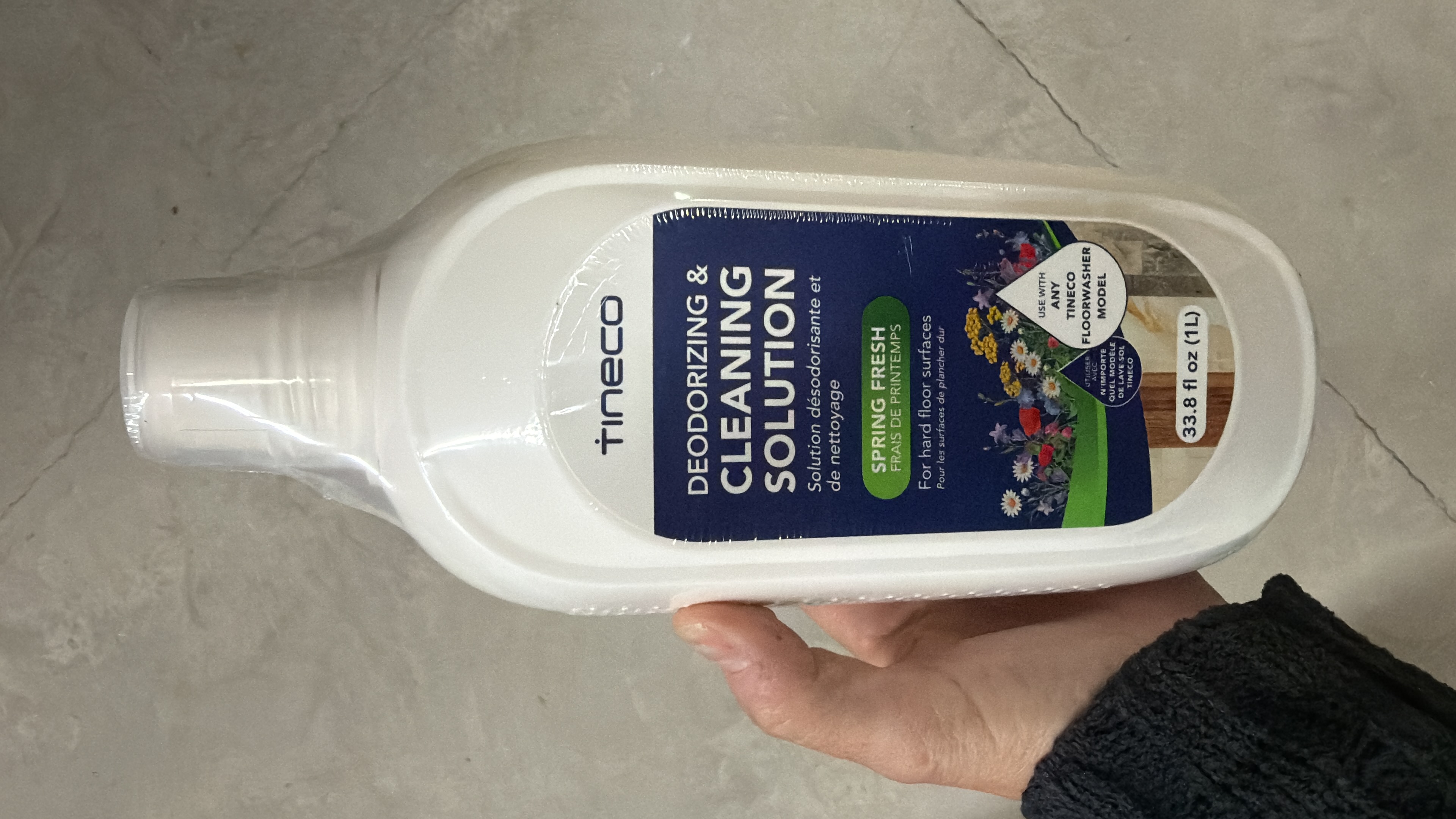 Tineco Multi-Surface Cleaning Solution, Spring Fresh, For All Hard Floors 33.8oz