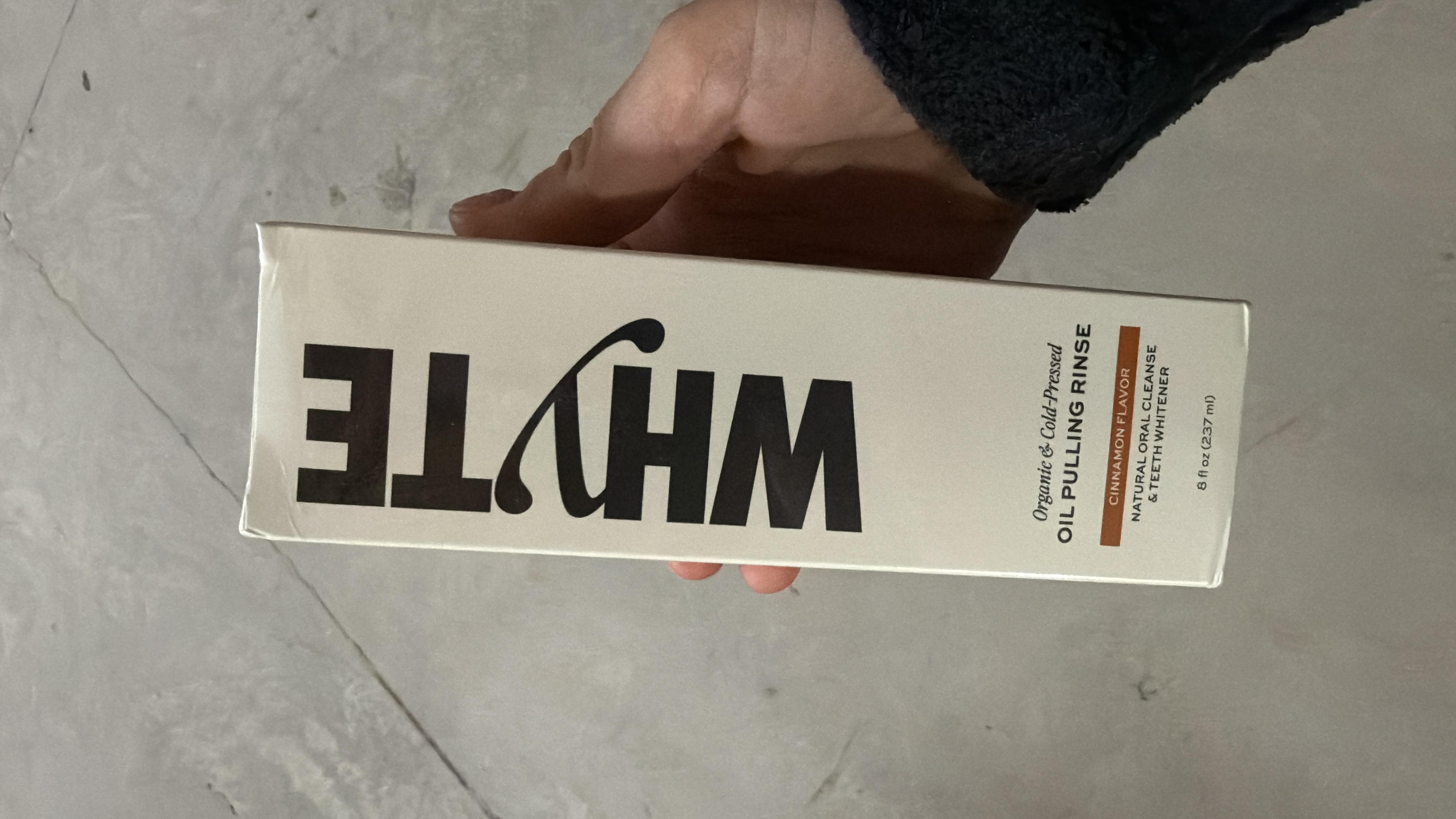 Whyte organic cold pressed Cinnamon Oil Pulling Rinse 8oz