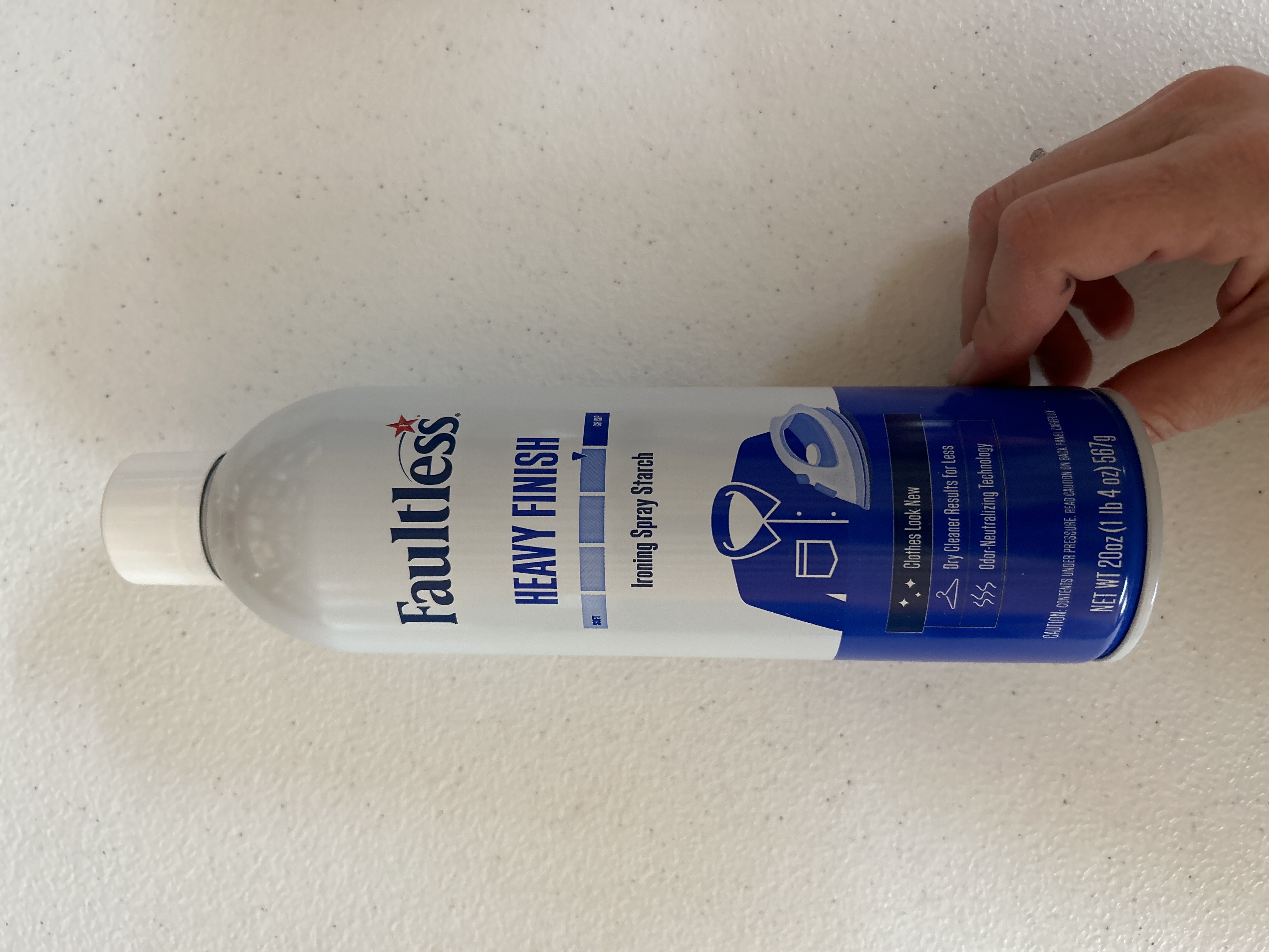 Faultless ironing spray starch heavy finish 20oz