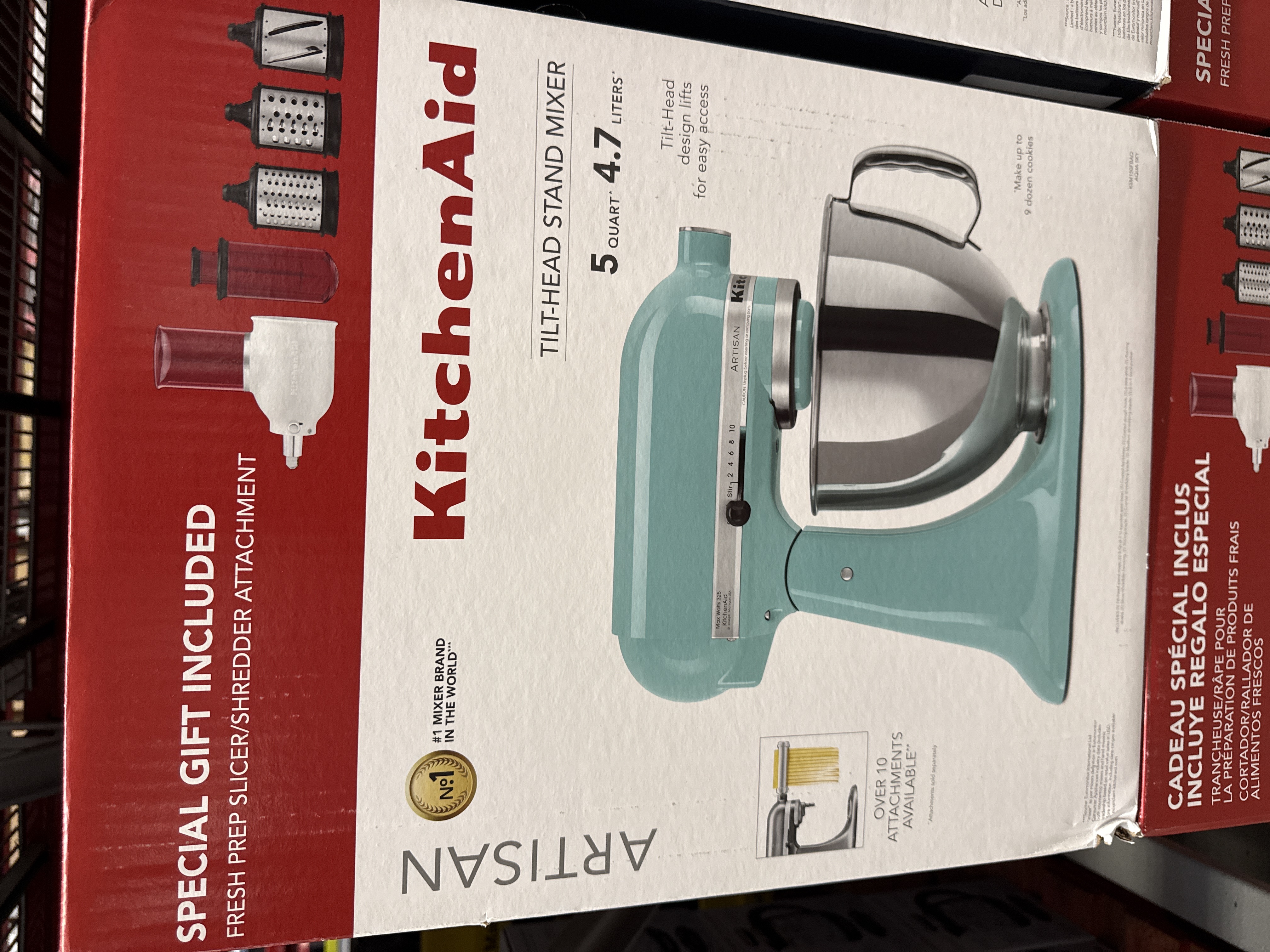 KitchenAid tilt head stand mixer special gift included 4.7 L - TEAL