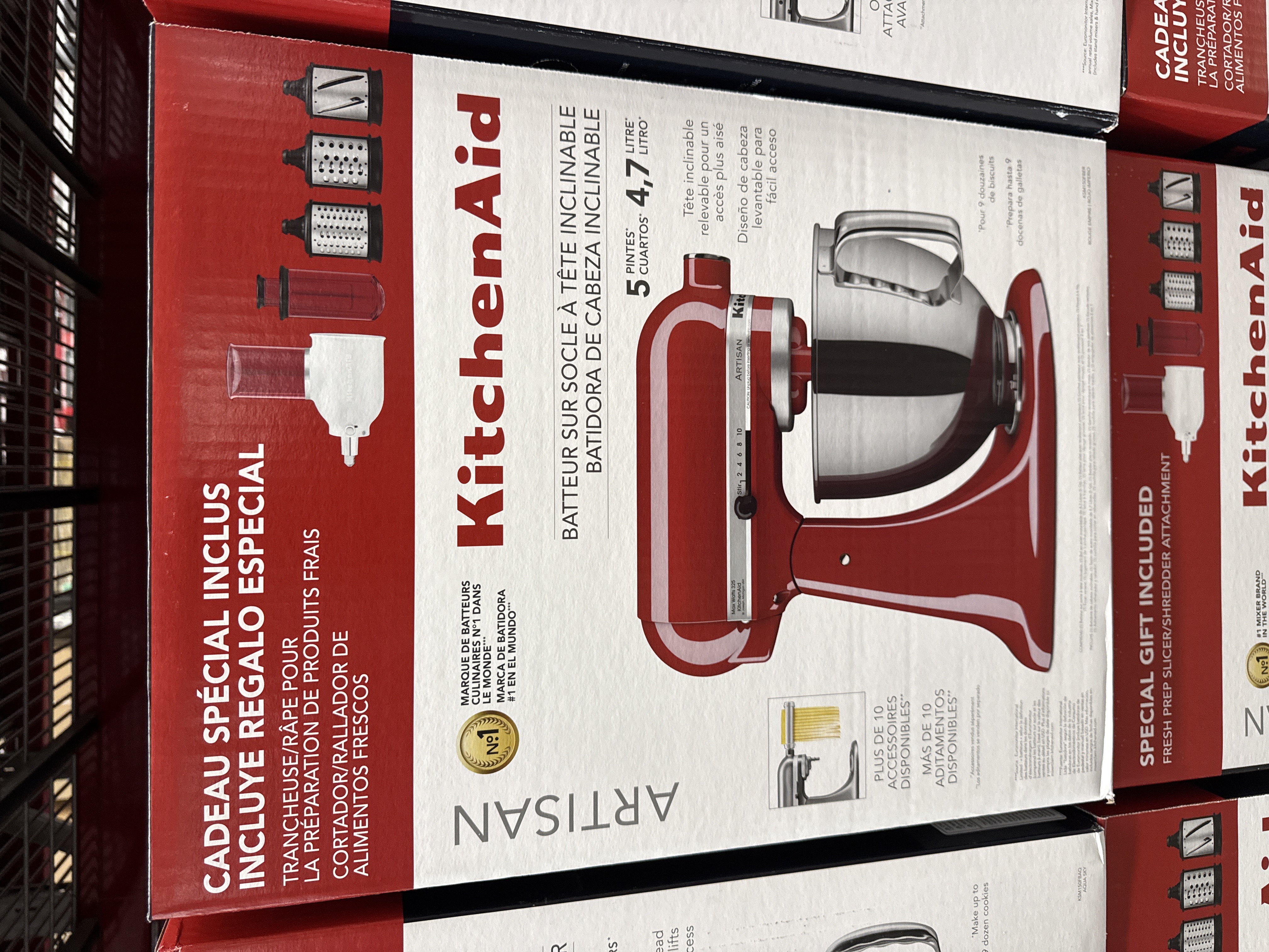KitchenAid tilt head stand mixer special gift included 4.7 L - RED
