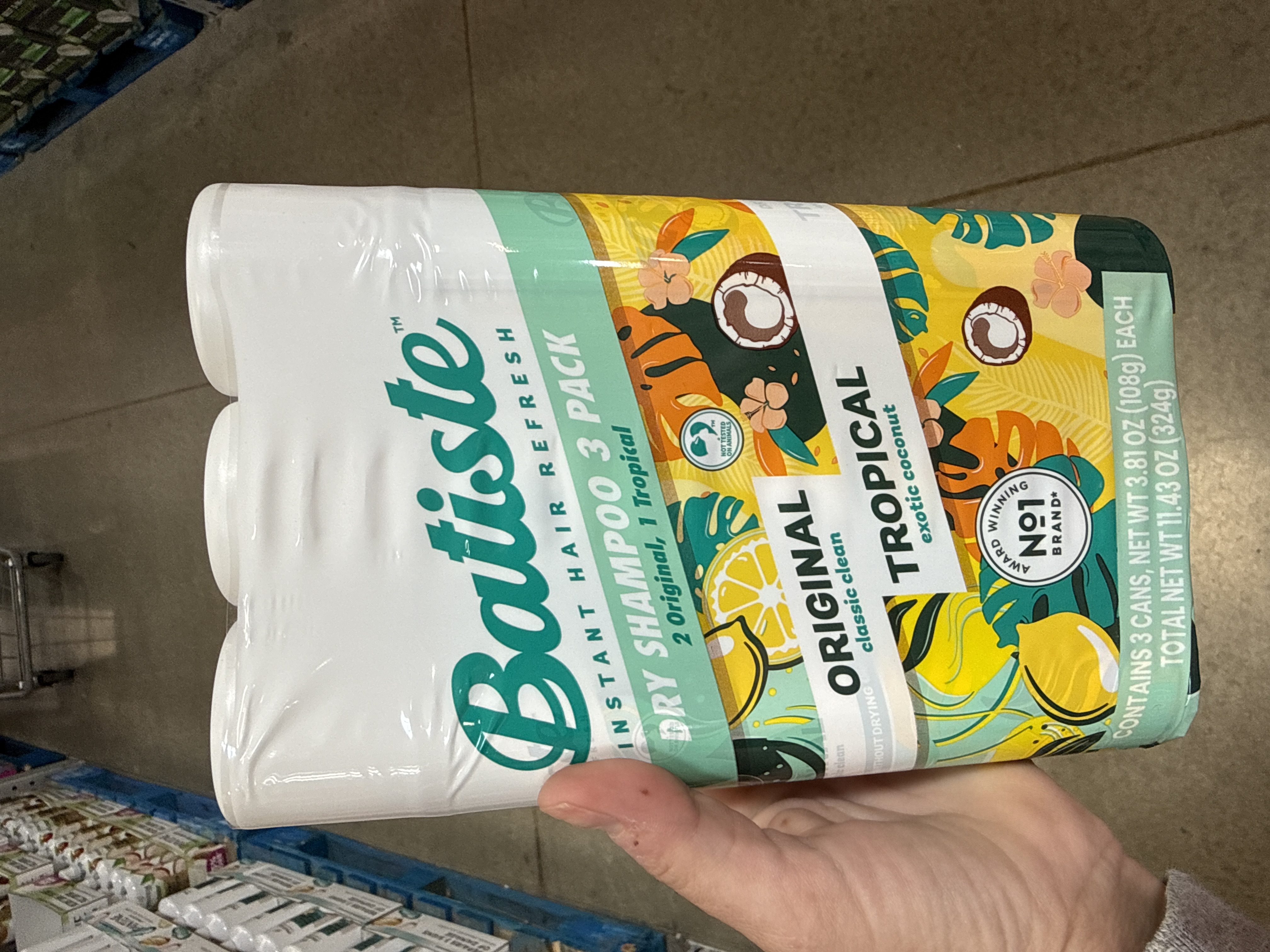 Batiste dry shampoo 3 pack 324g