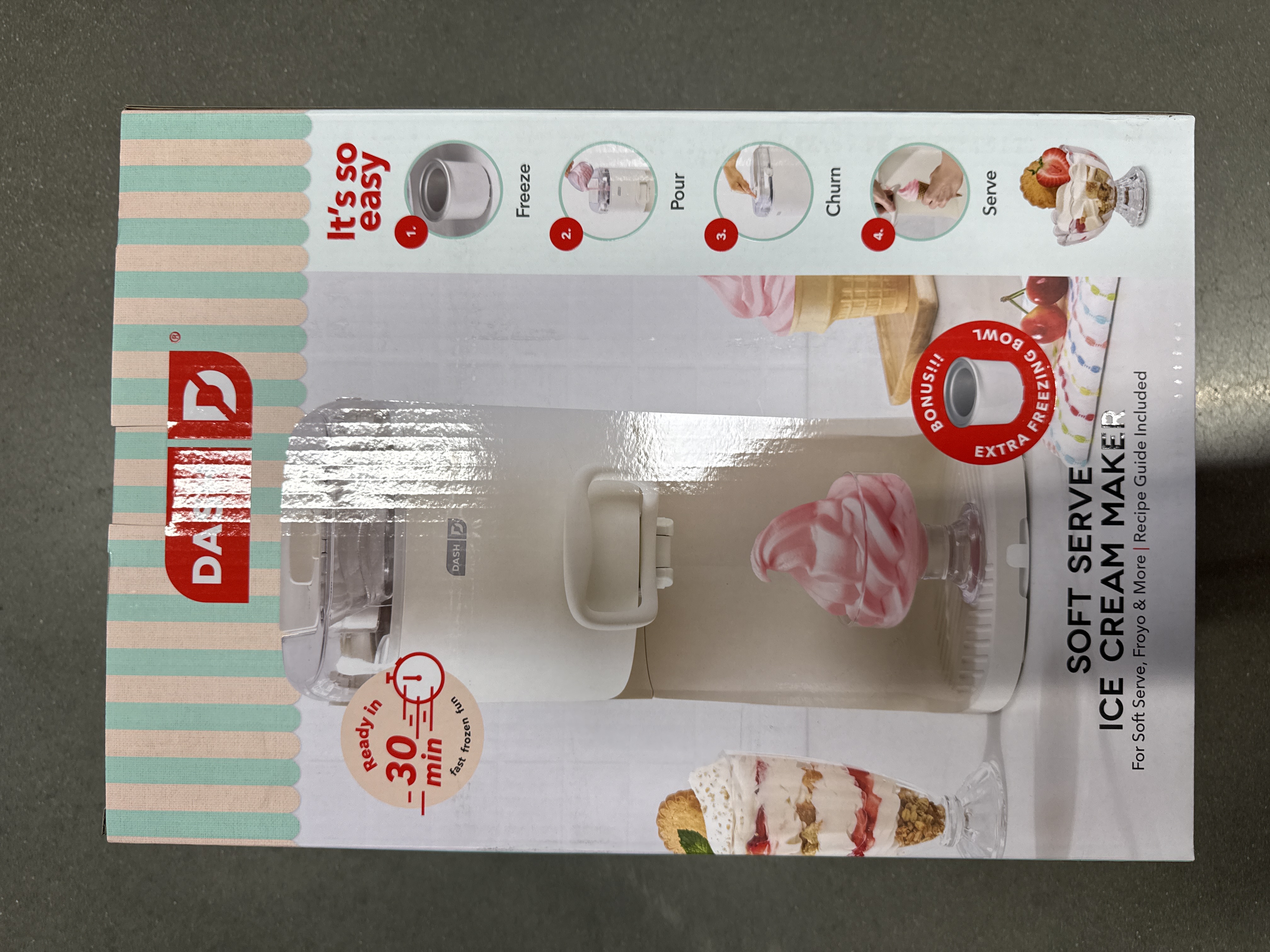 Dash soft serve ice cream maker
