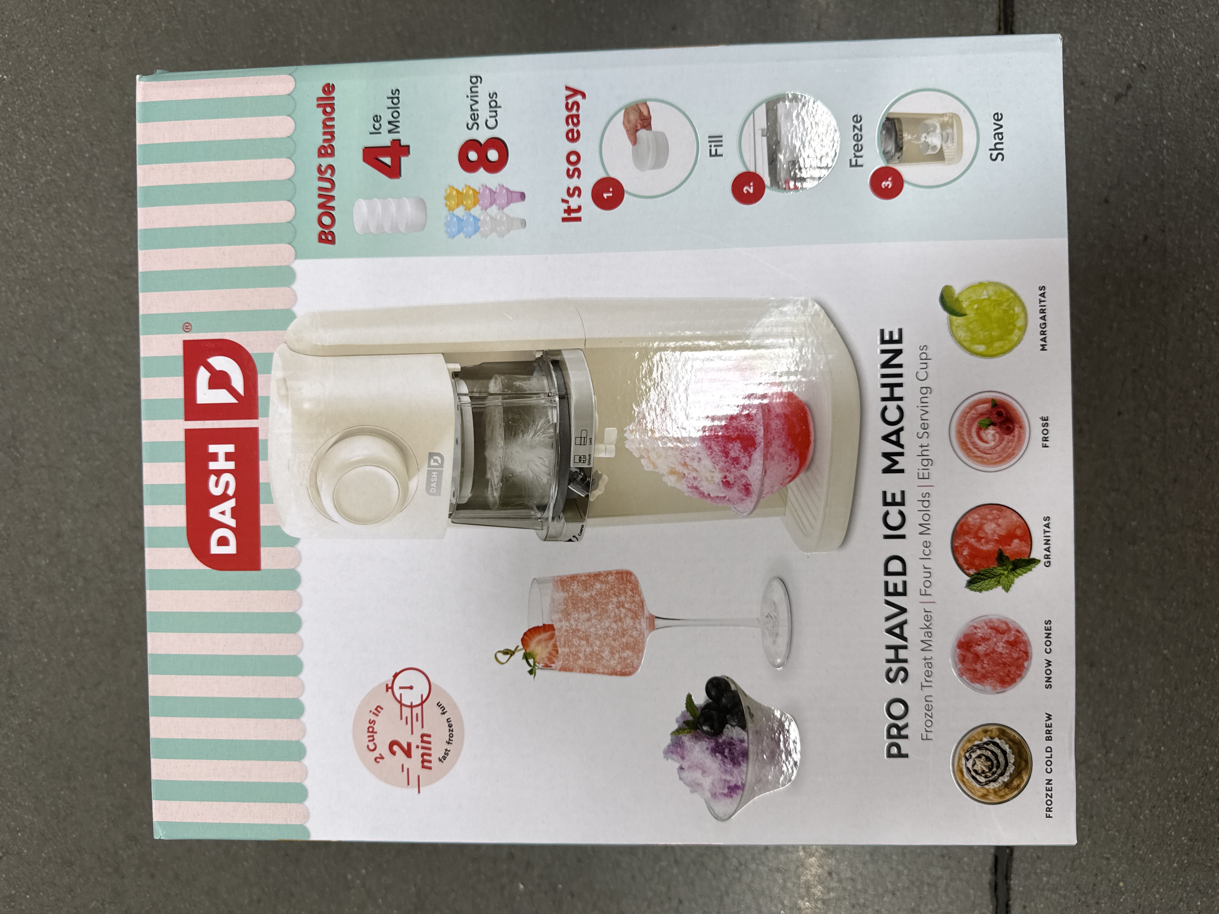 Dash pro shaved ice machine white