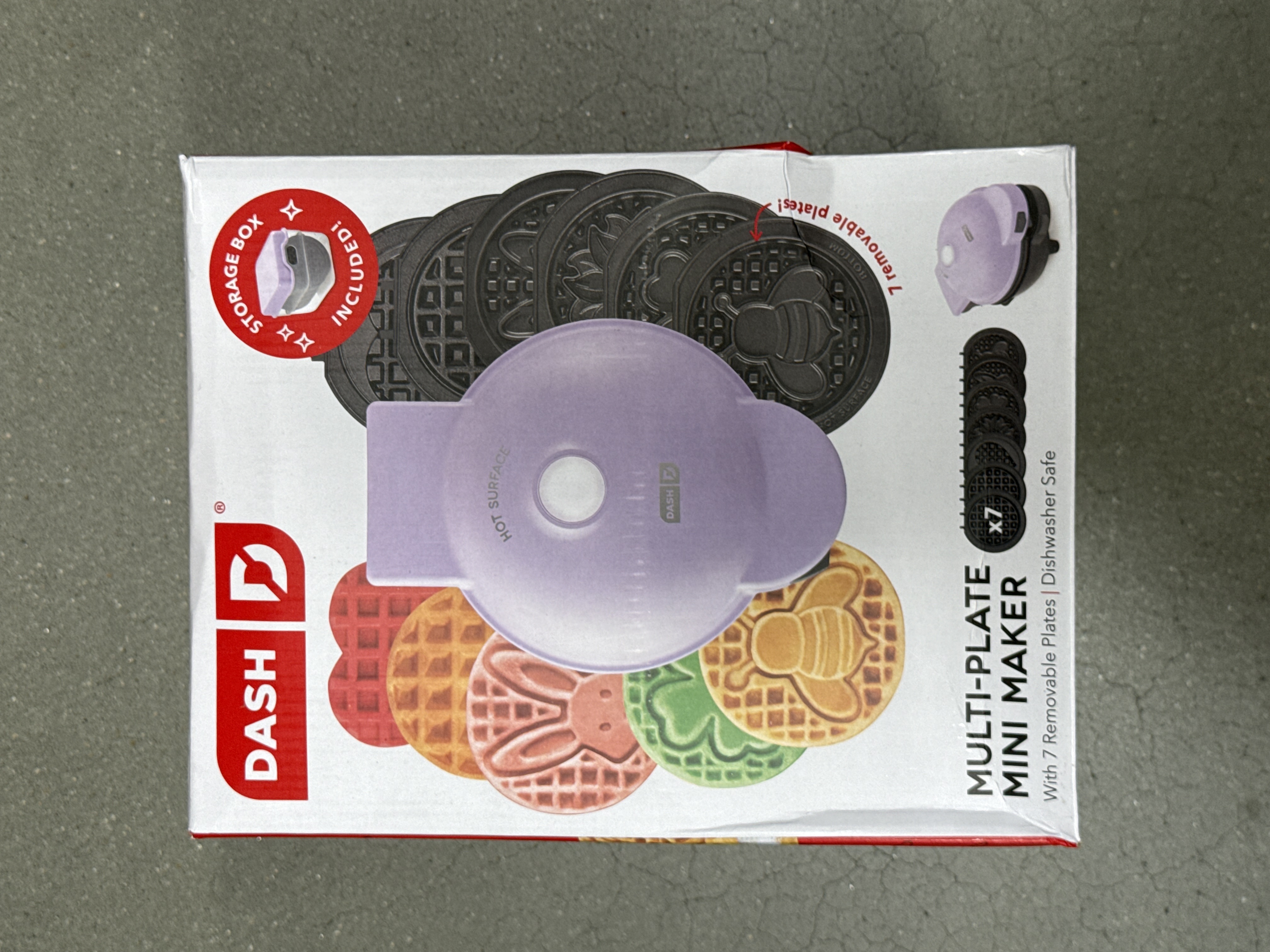 Dash multi plate mini maker with 7 removable plates