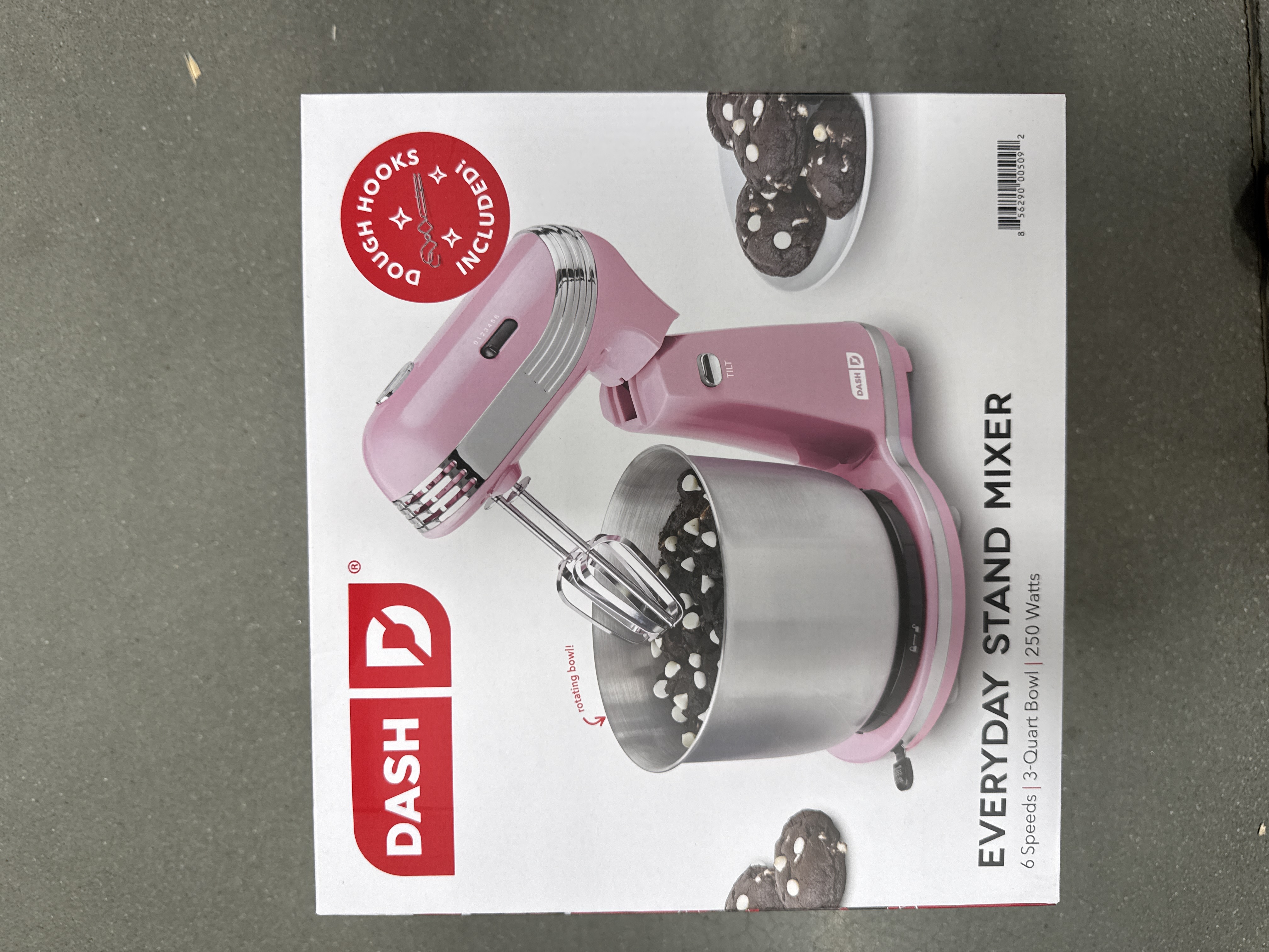 Dash everyday stand mixer 6 speed 3 quart ROSA