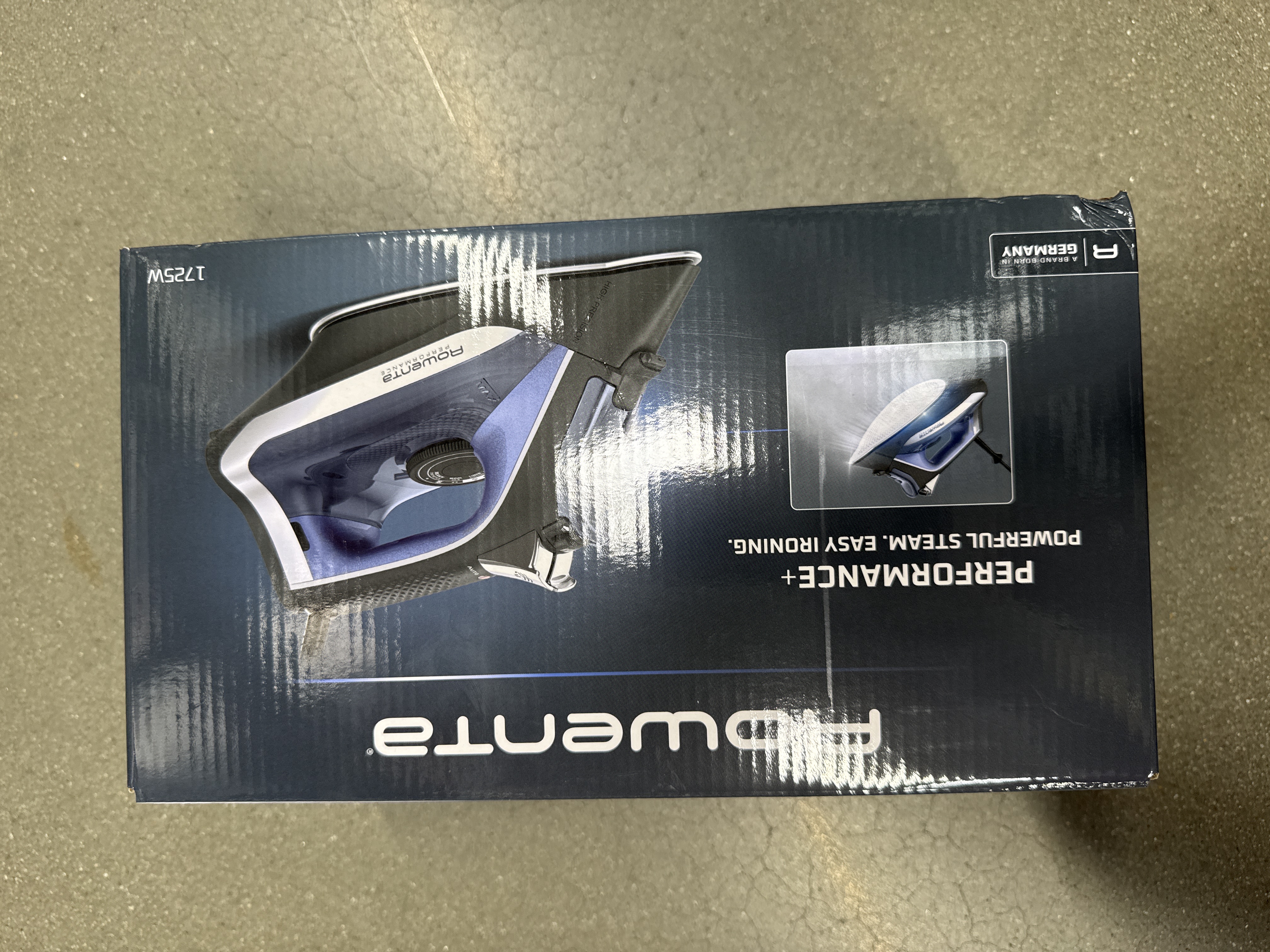 Rowenta performance plus powerful steam, easy ironing clothing iron