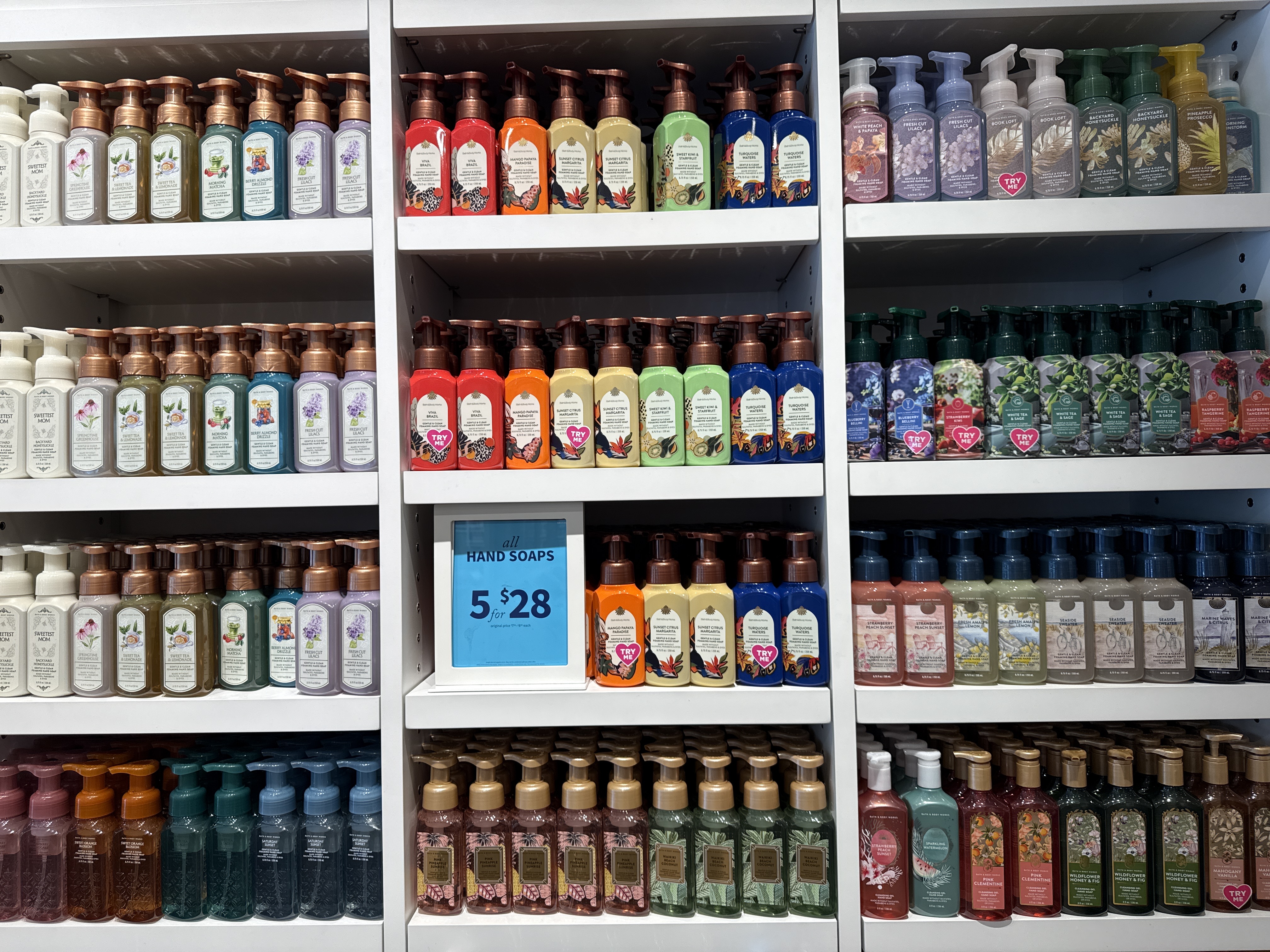 Bath & Body Works assorted foaming hand soap 8.75 oz BUY 5 for $28