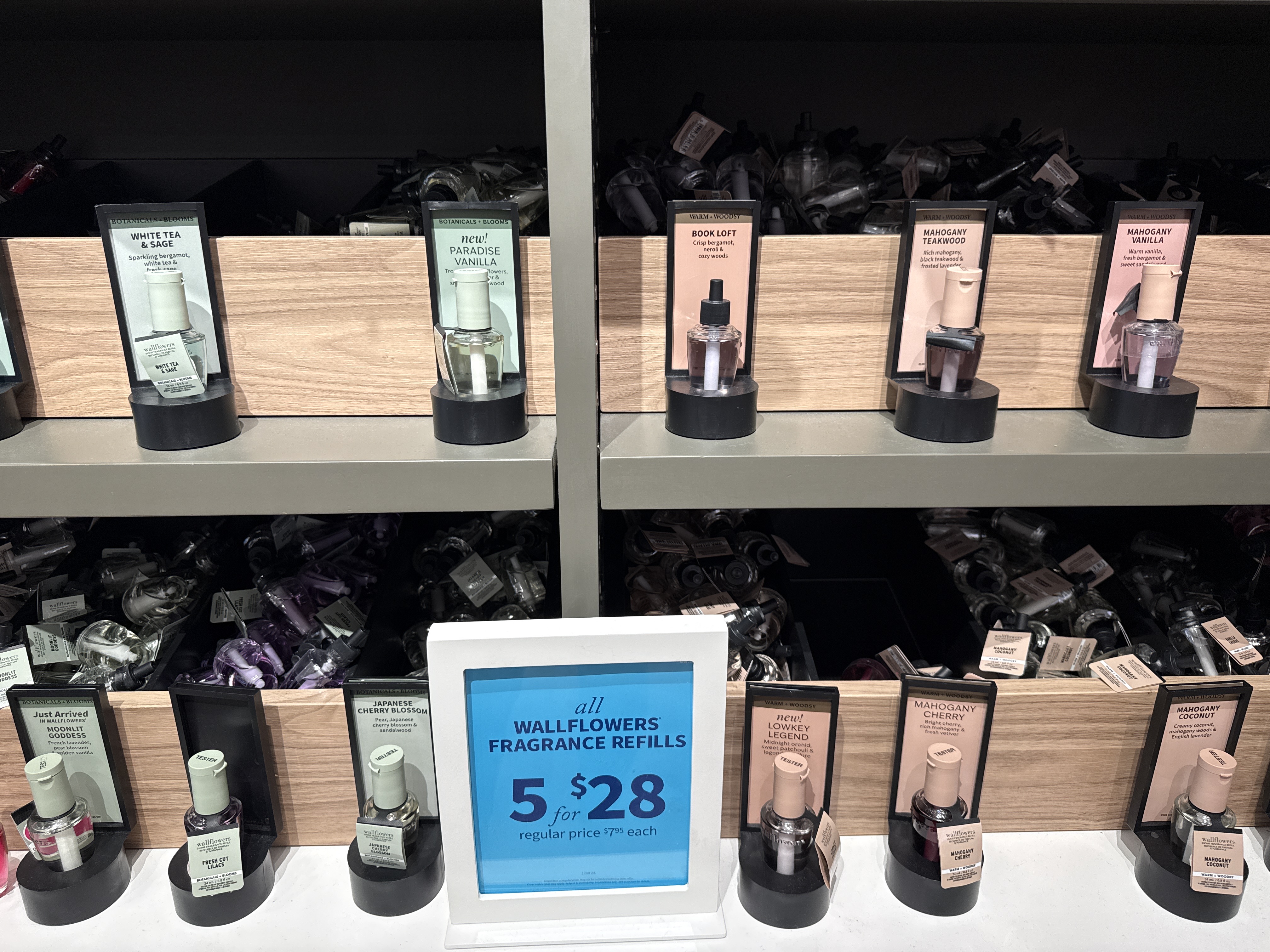 Bath & Body Works assorted wallflowers home fragrance refill 0.8oz BUY 5 FOR $28