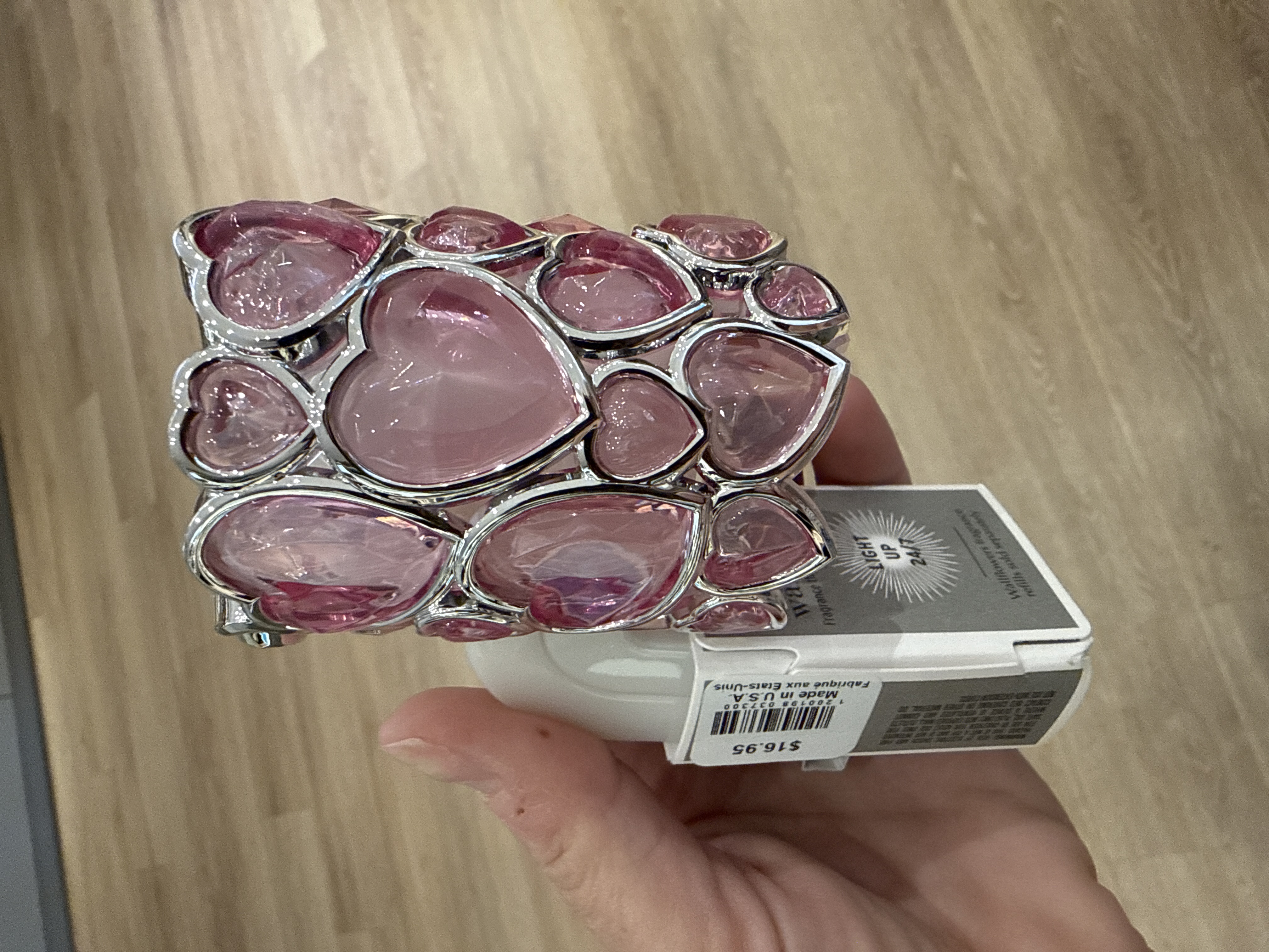 Bath & Body Works wallflowers wall plug-in with scent control - PINK HEARTS