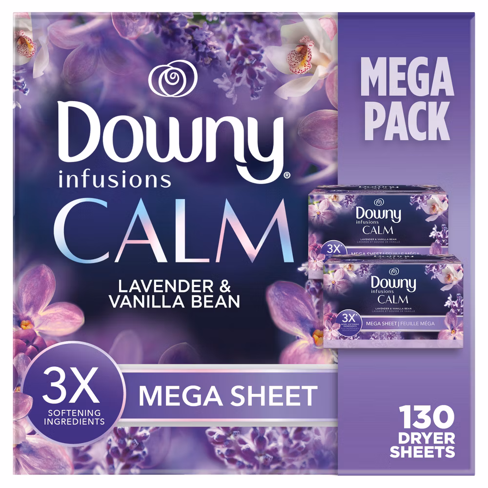 Downy Infusions Calm Dryer Sheets - 130ct