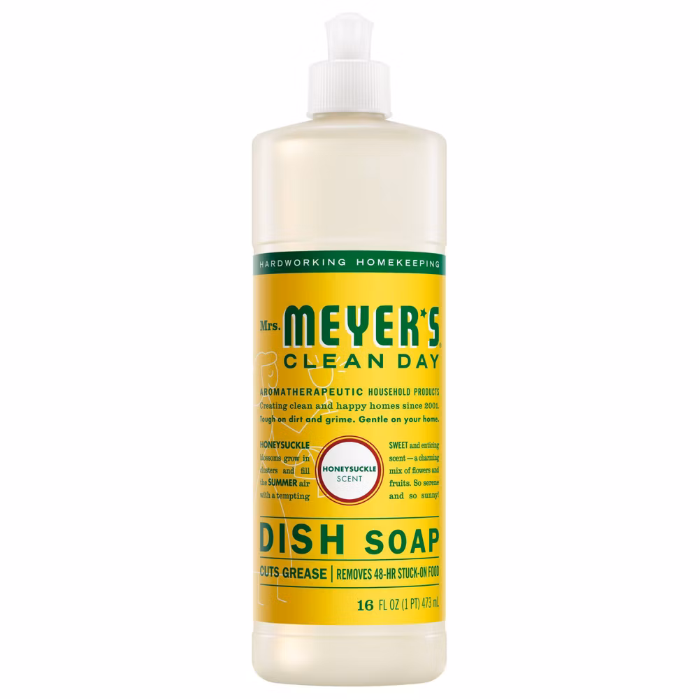 Mrs. Meyer's Clean Day Dish Soap - Honeysuckle - 16 fl oz