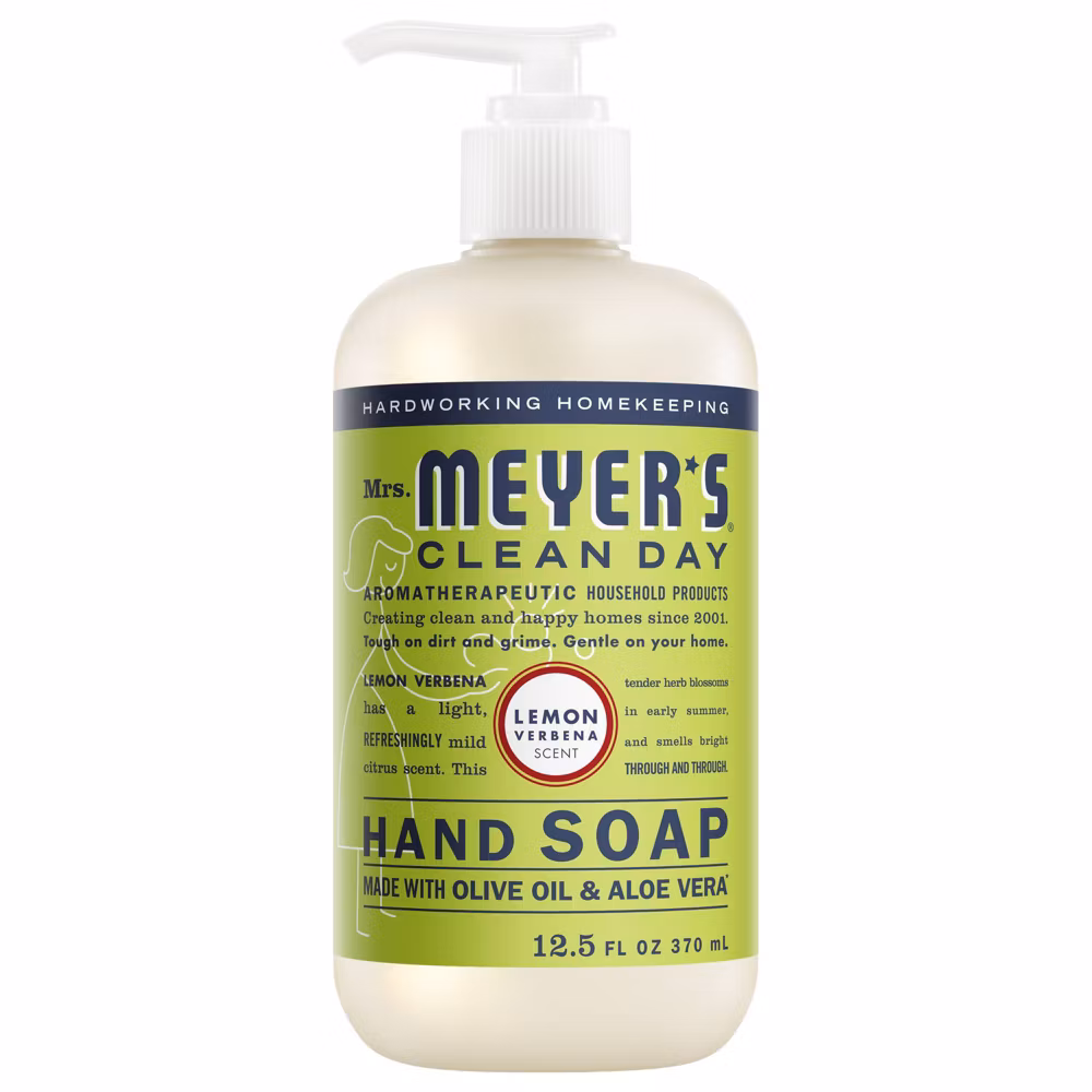 Mrs. Meyer's Clean Day Liquid Hand Soap Lemon Verbena Scent - 12.5 fl oz