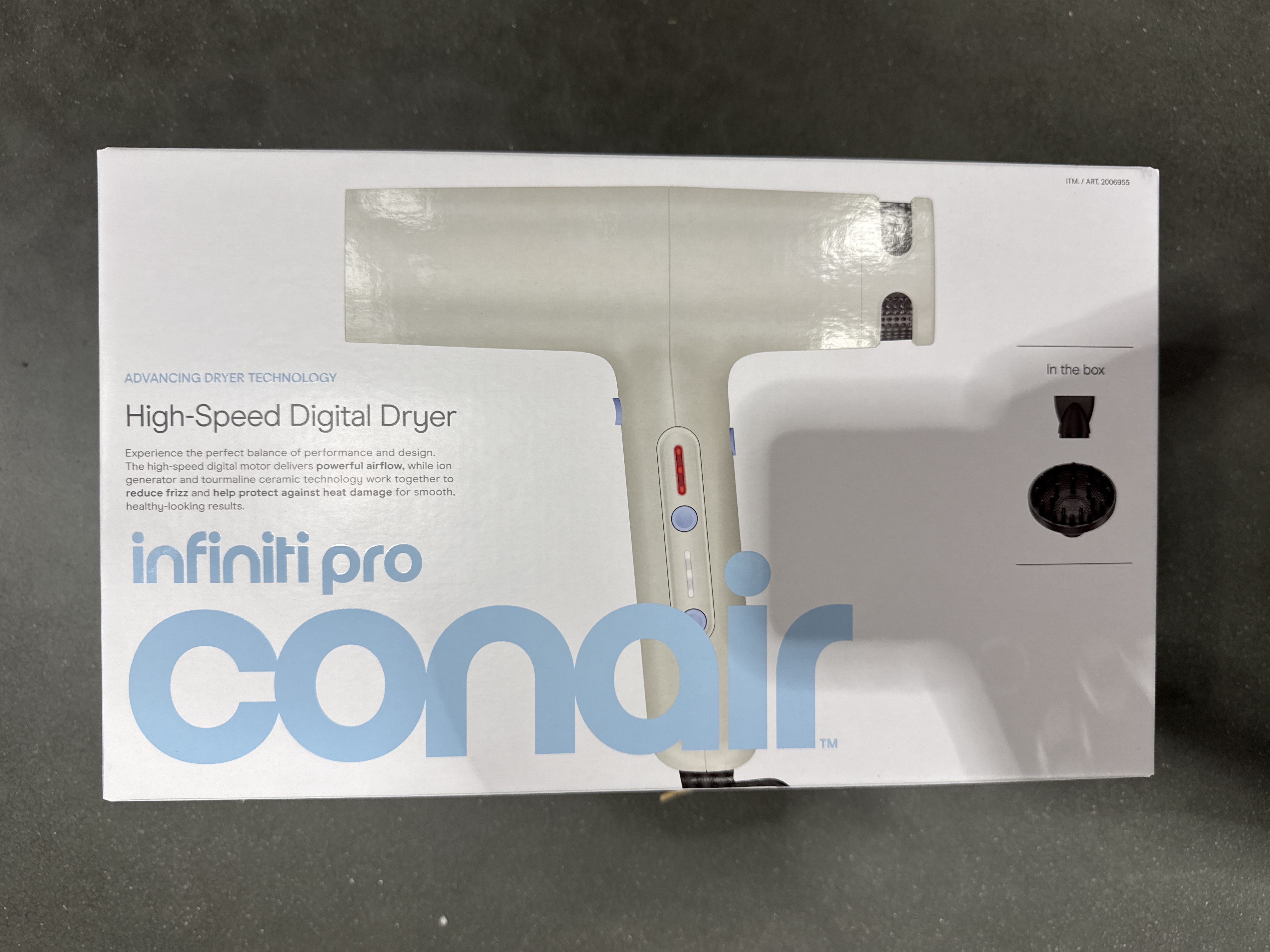 Conair high speed digital hair dryer