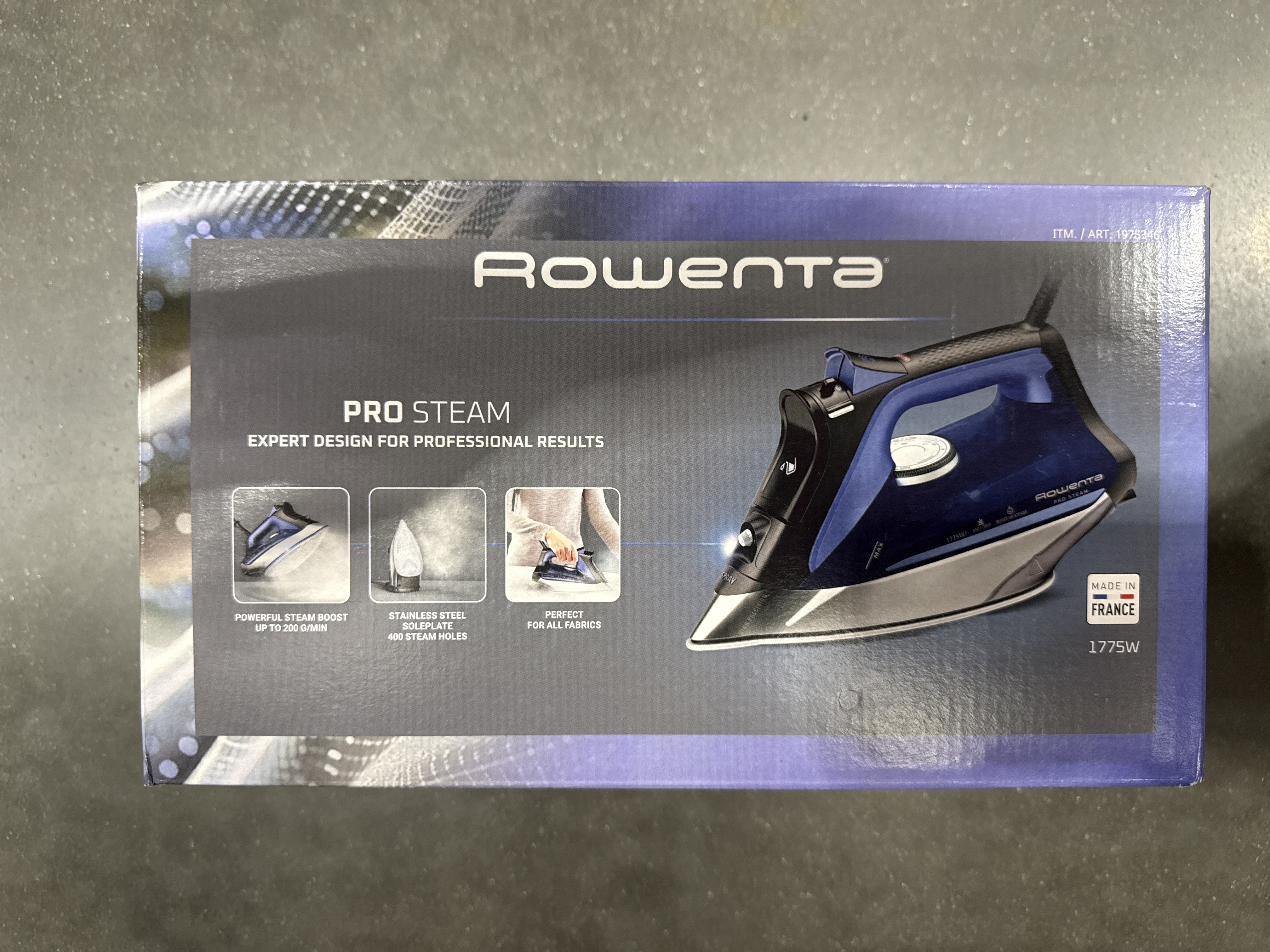 Rowenta pro steam clothing iron