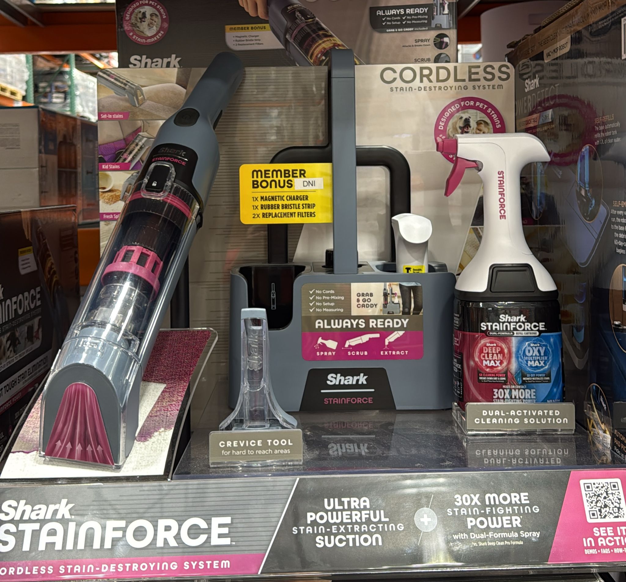 Shark StainForce Cordless Portable Spot, Stain and Odor Removal System