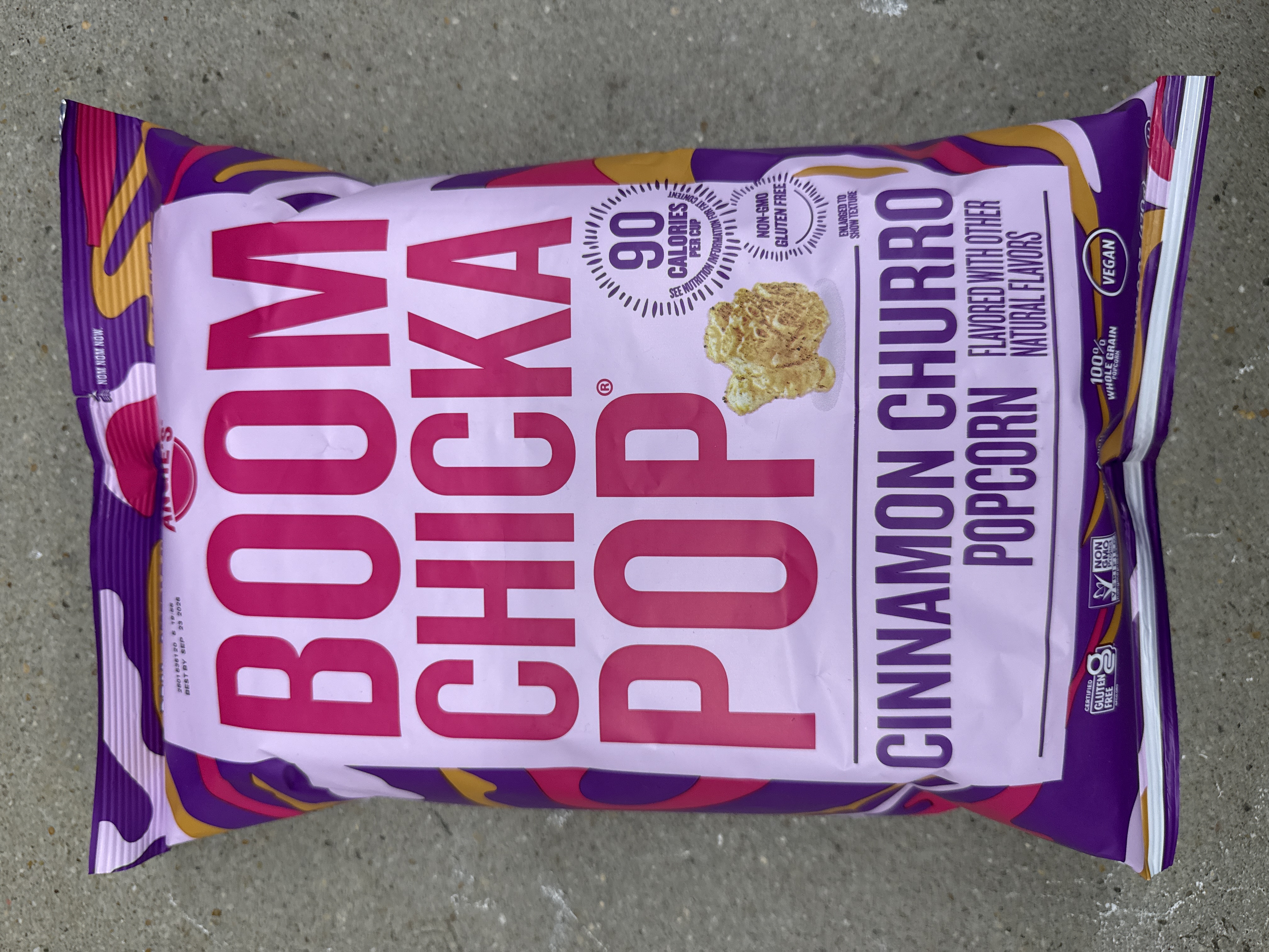 Boom Chicka pop cinnamon churro popcorn, 6 ounces